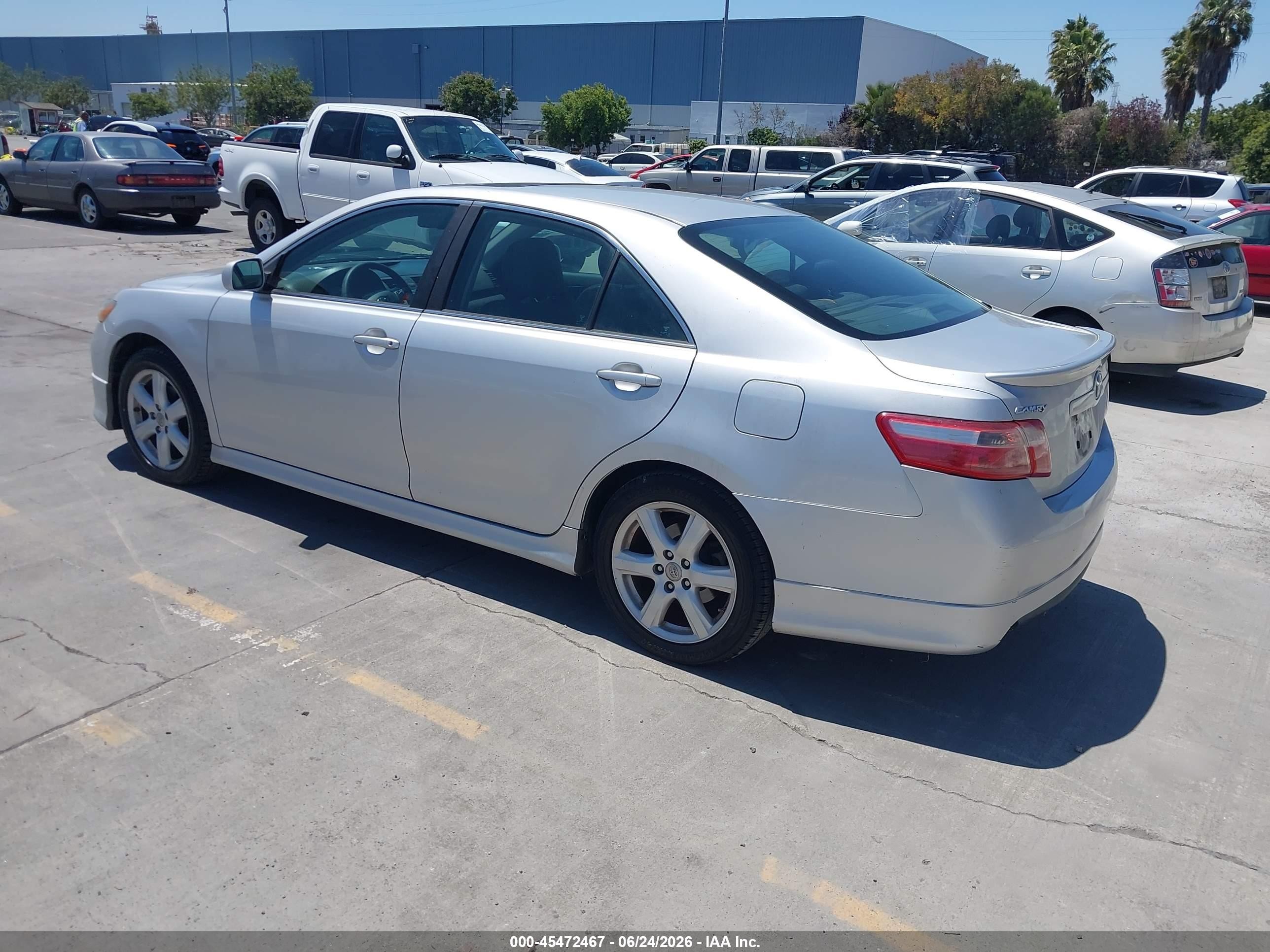 2008 Toyota Camry Se Gray vin: 4T1BK46K38U565569