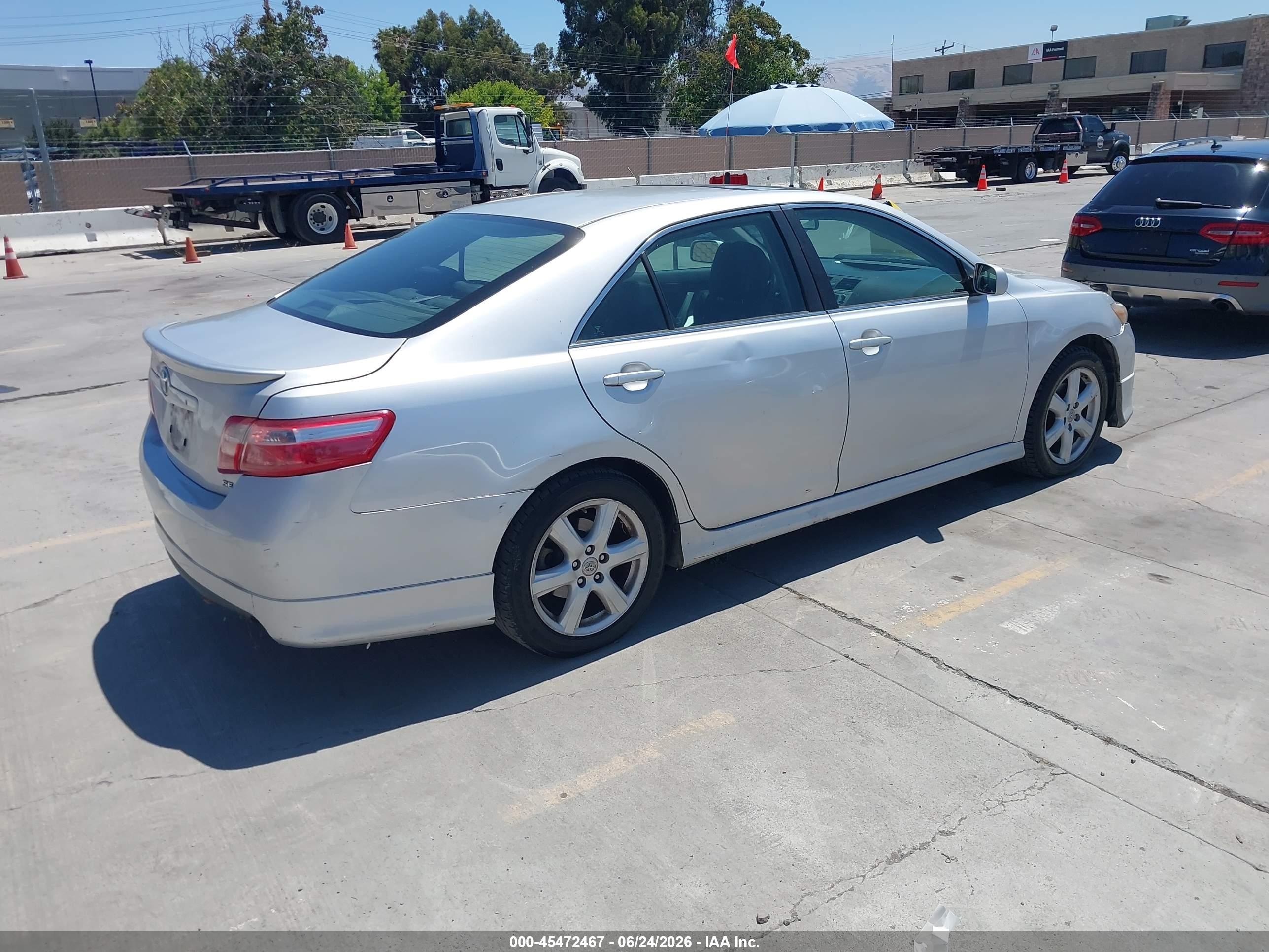 2008 Toyota Camry Se Gray vin: 4T1BK46K38U565569