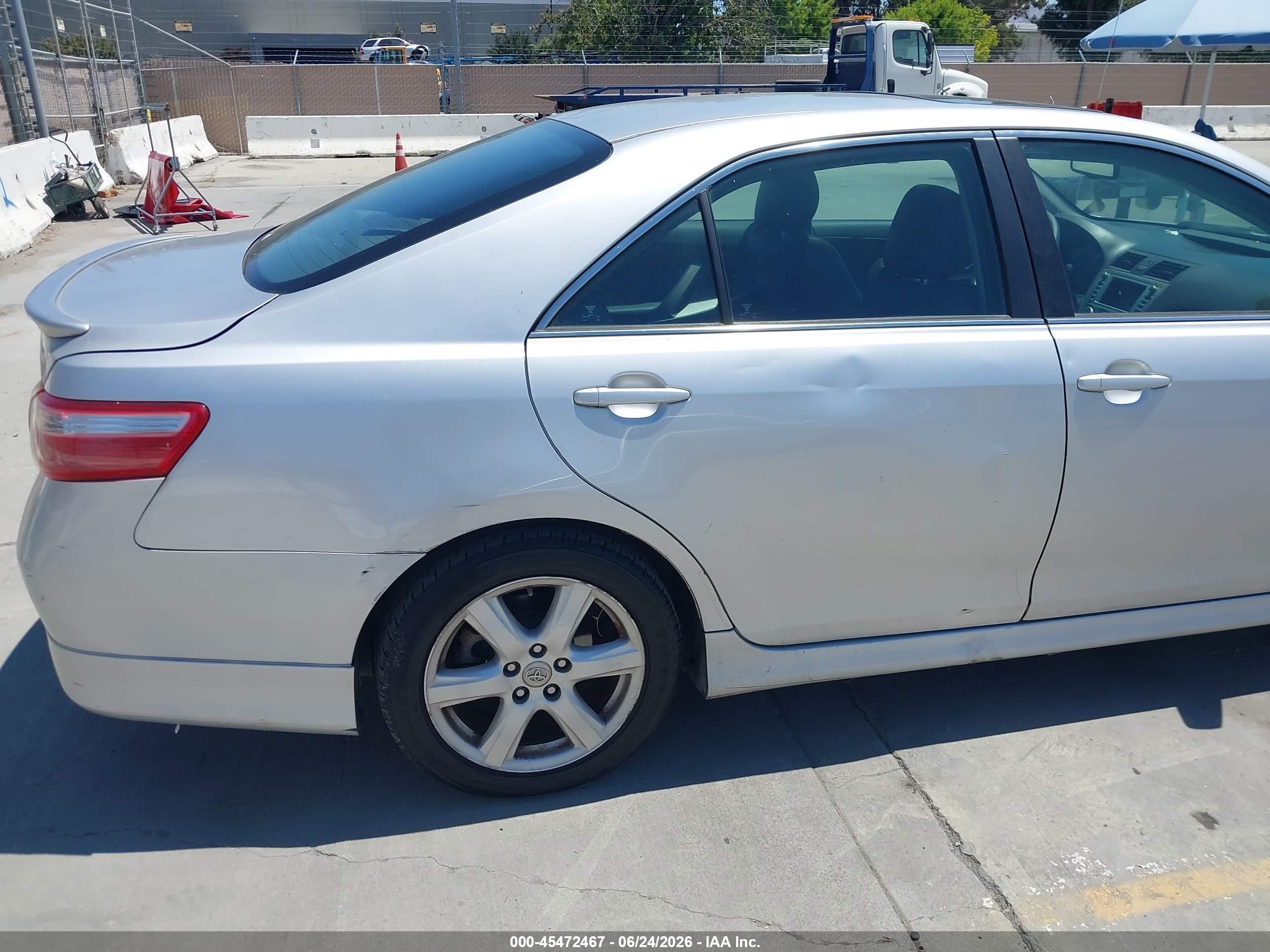 2008 Toyota Camry Se Gray vin: 4T1BK46K38U565569