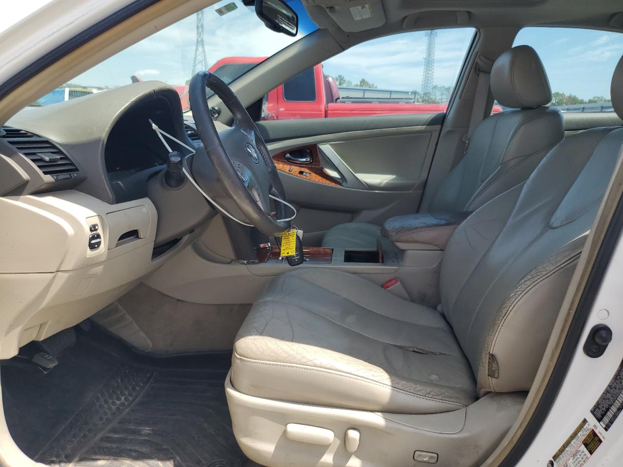 2008 Toyota Camry Xle V6 White vin: 4T1BK46K38U566141