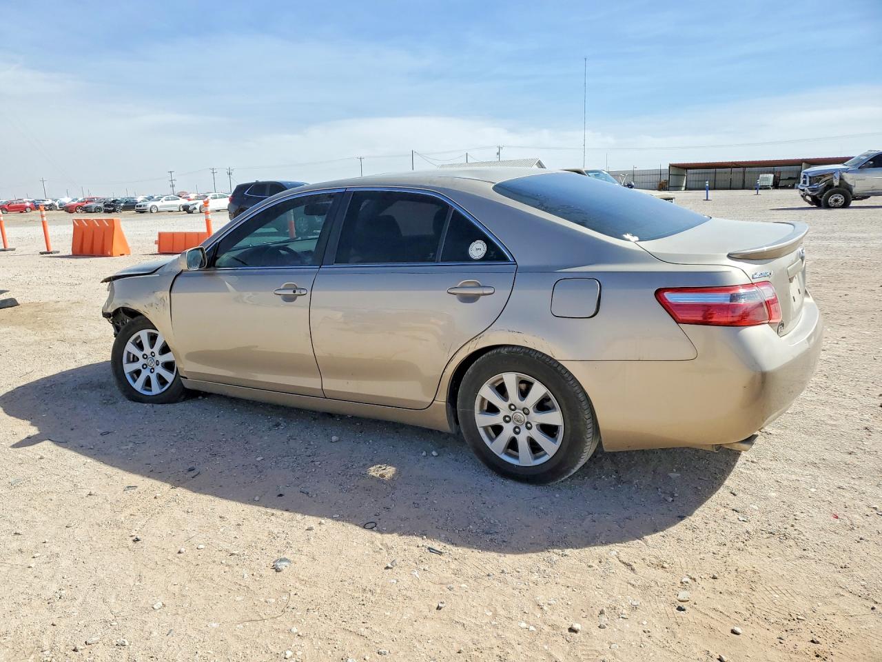 2008 Toyota Camry Xle V6 Gold vin: 4T1BK46K38U566575