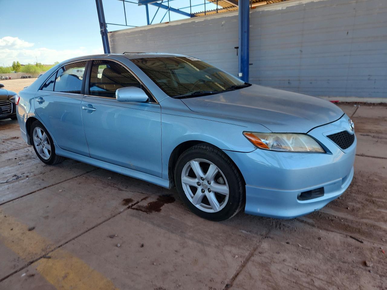 2008 Toyota Camry Se V6 Blue vin: 4T1BK46K38U573218