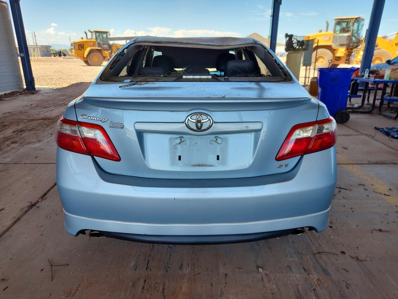 2008 Toyota Camry Se V6 Blue vin: 4T1BK46K38U573218