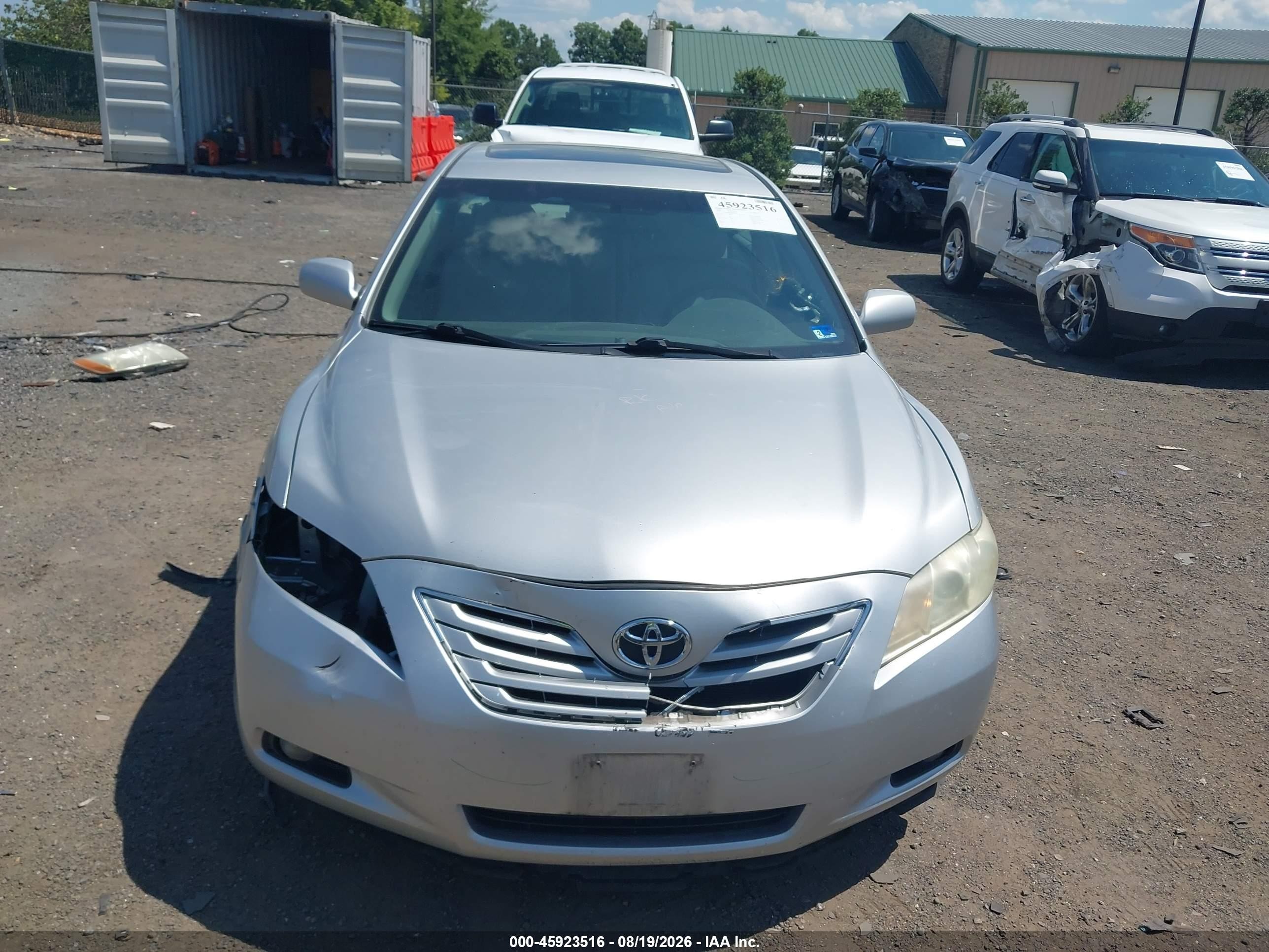 2009 Toyota Camry Xle V6 Silver vin: 4T1BK46K39U077871