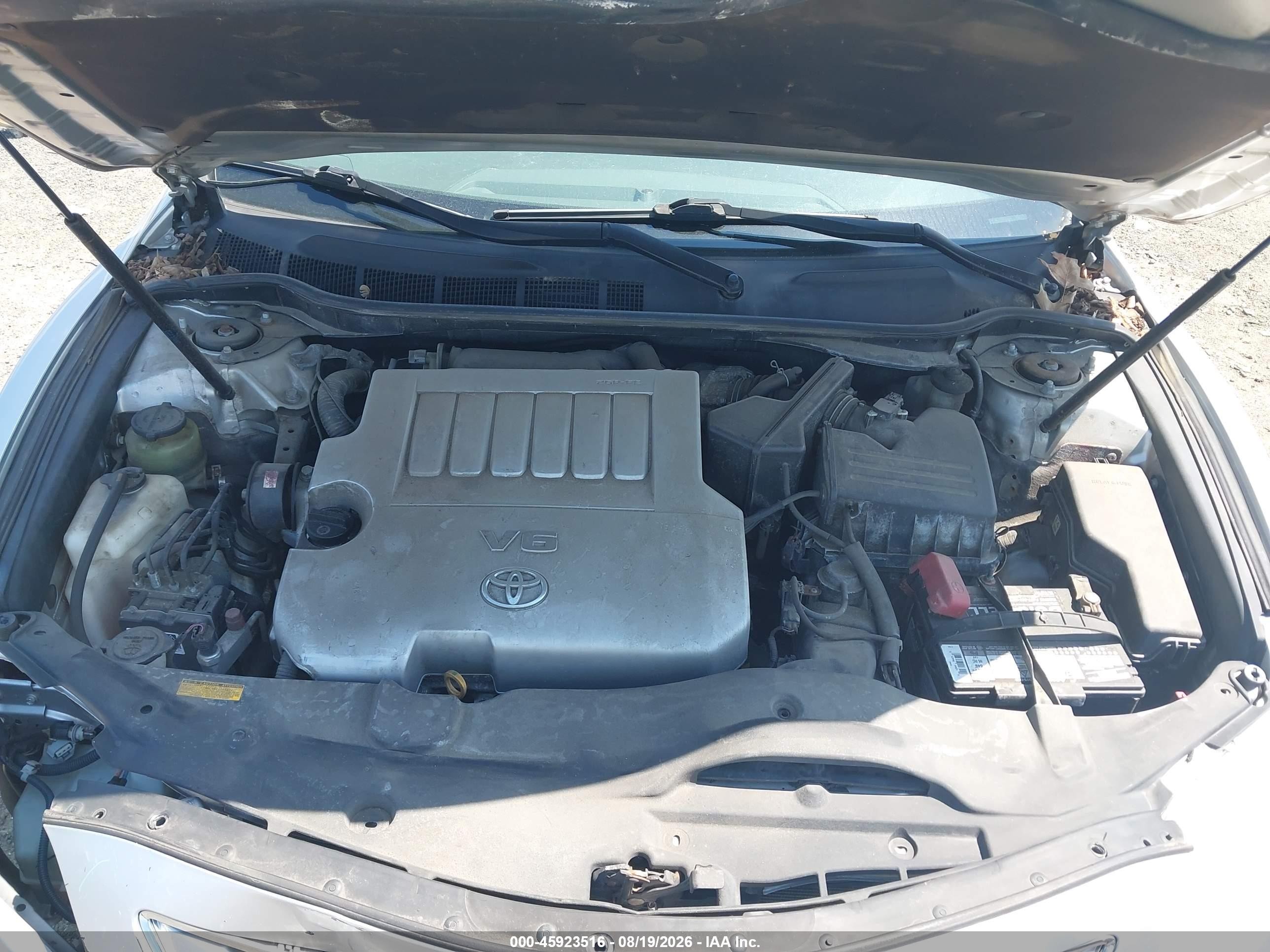 2009 Toyota Camry Xle V6 Silver vin: 4T1BK46K39U077871
