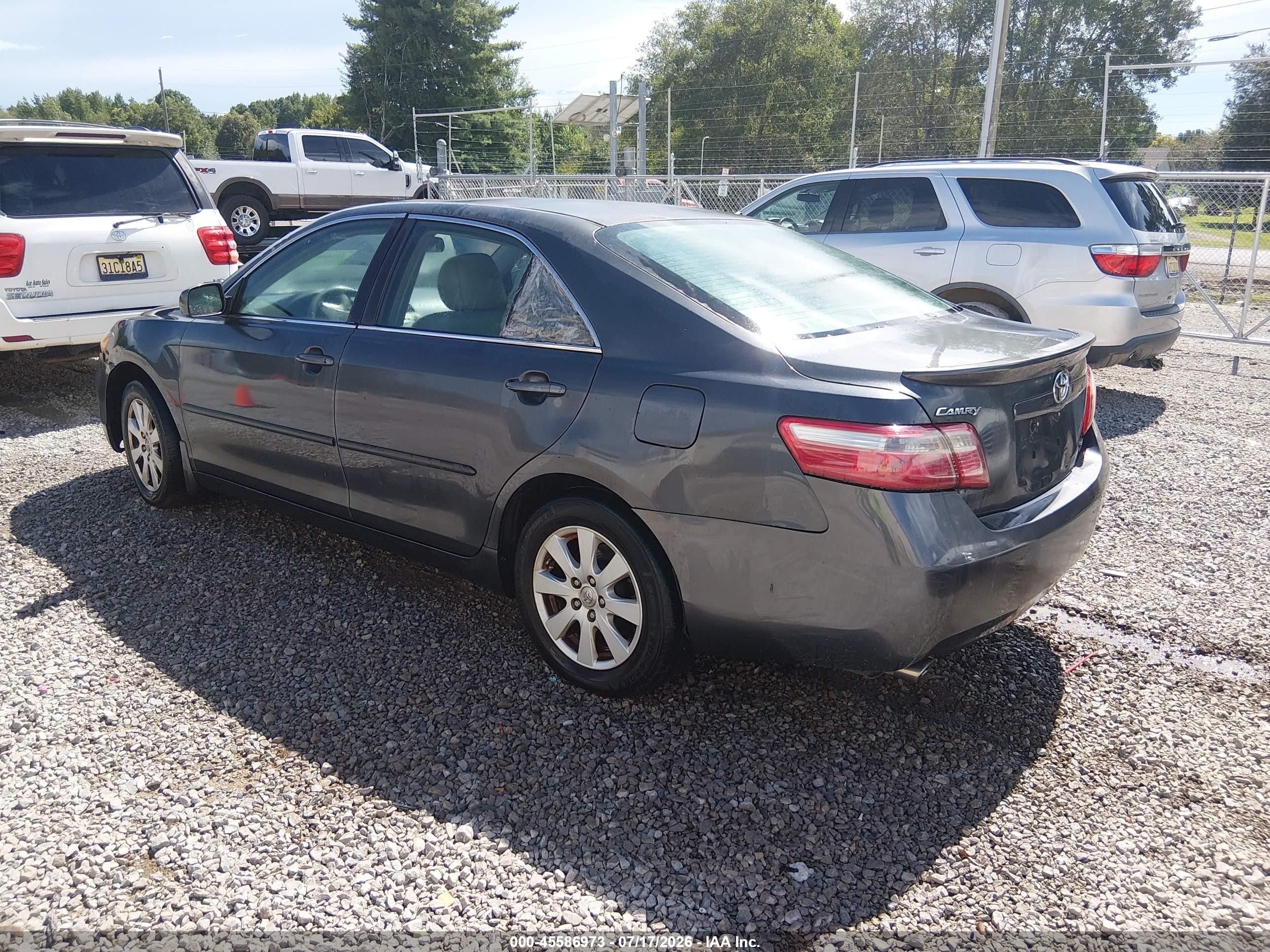 2009 Toyota Camry Xle V6 Gray vin: 4T1BK46K39U078227