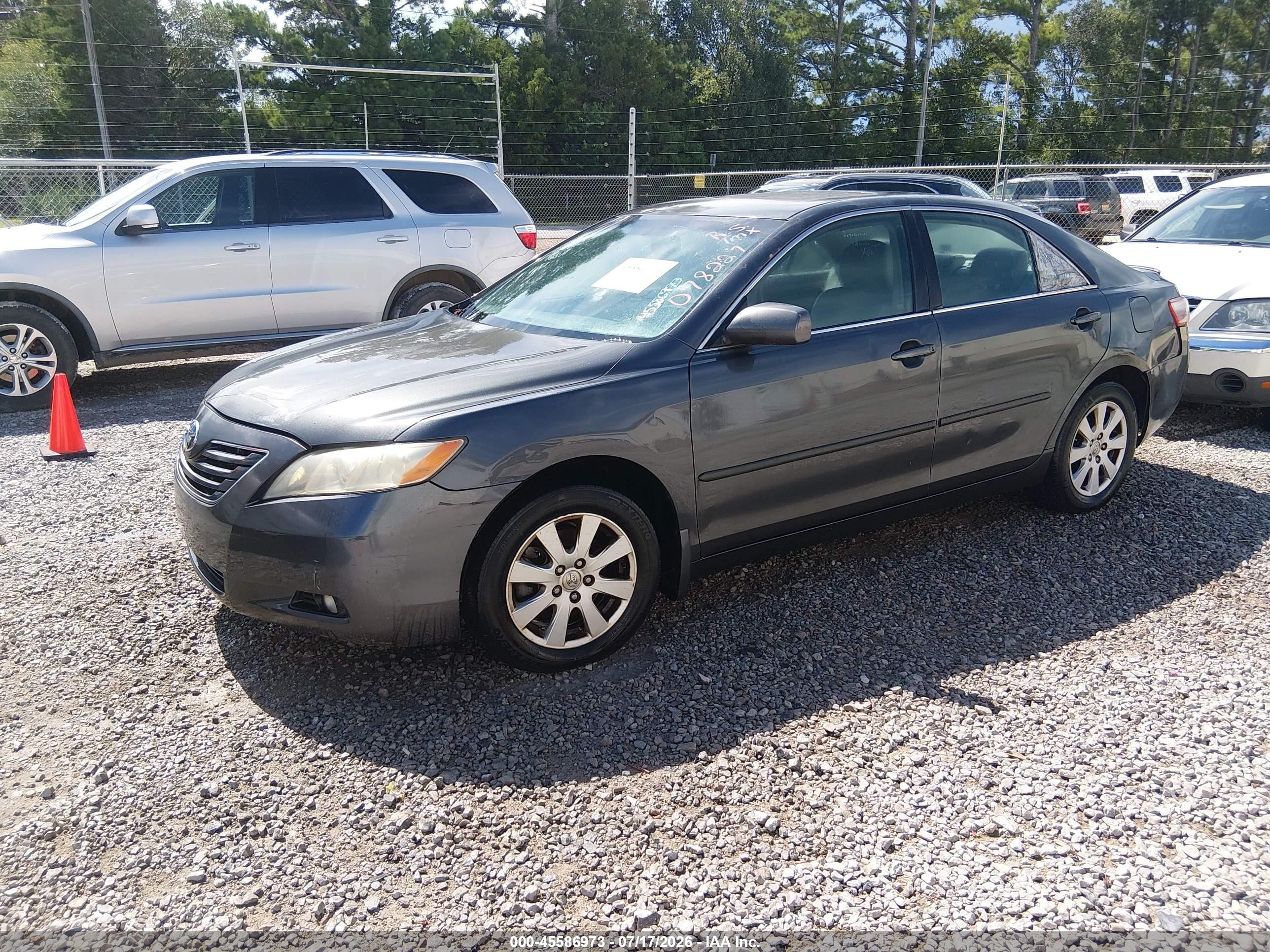 2009 Toyota Camry Xle V6 Gray vin: 4T1BK46K39U078227