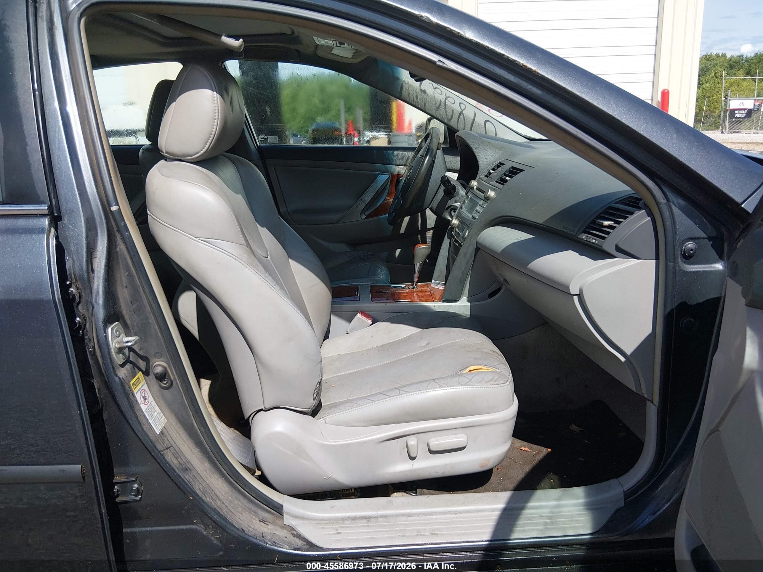 2009 Toyota Camry Xle V6 Gray vin: 4T1BK46K39U078227