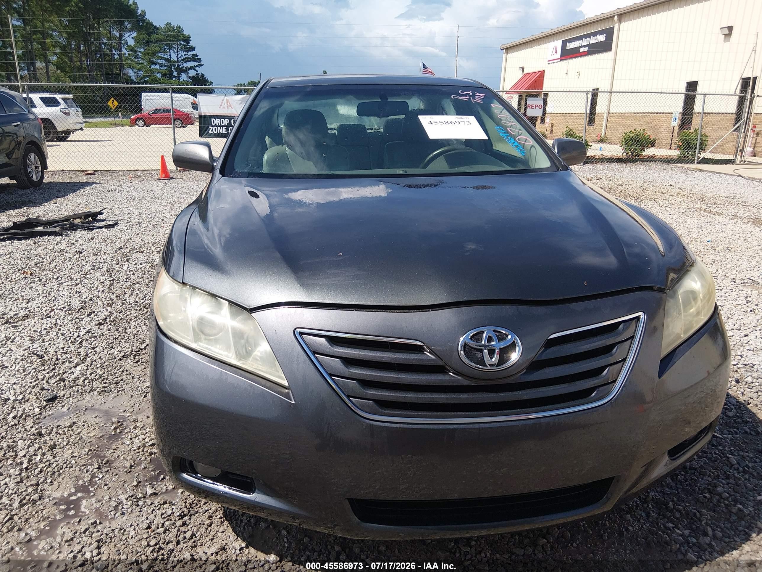 2009 Toyota Camry Xle V6 Gray vin: 4T1BK46K39U078227