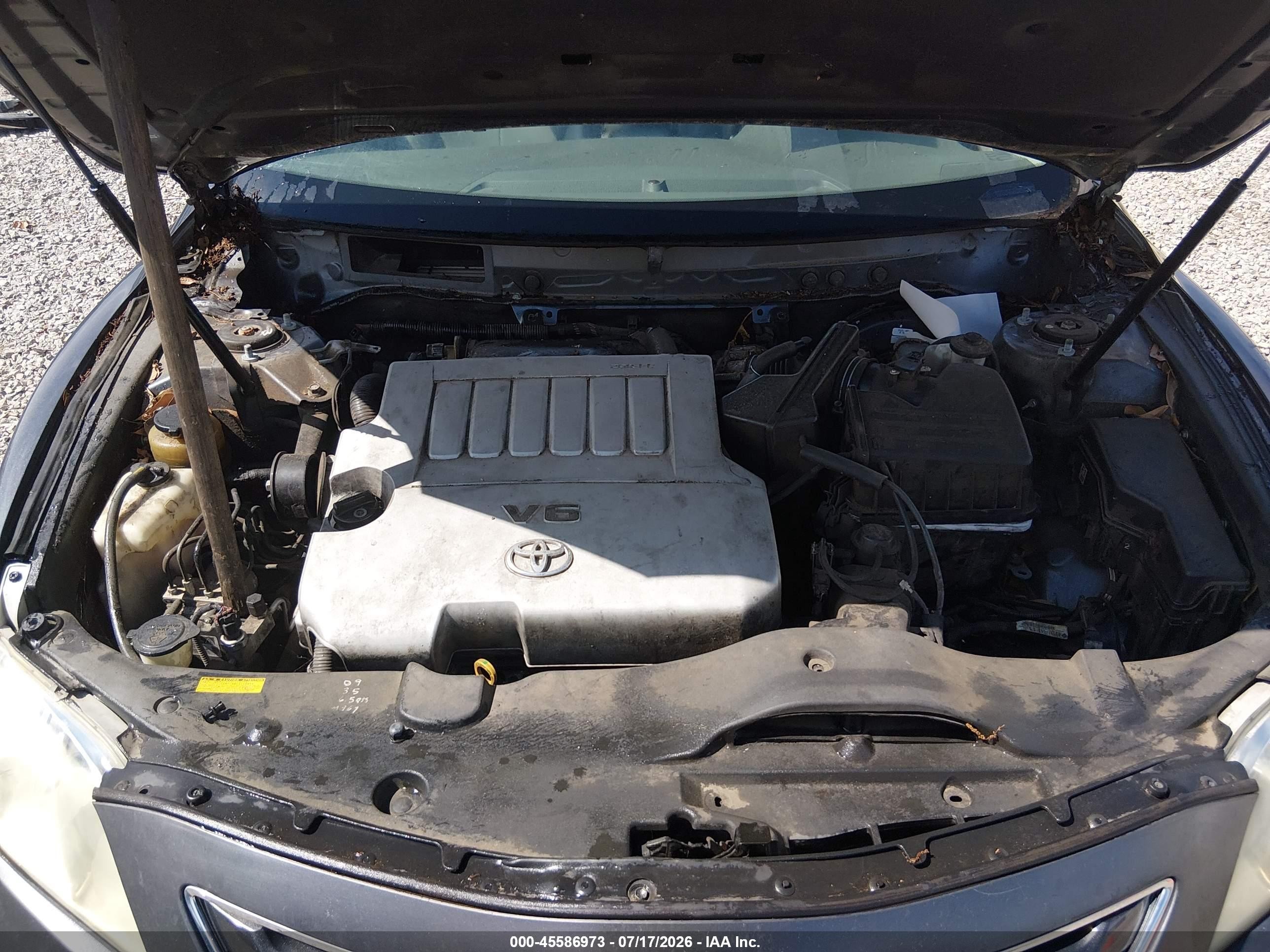 2009 Toyota Camry Xle V6 Gray vin: 4T1BK46K39U078227