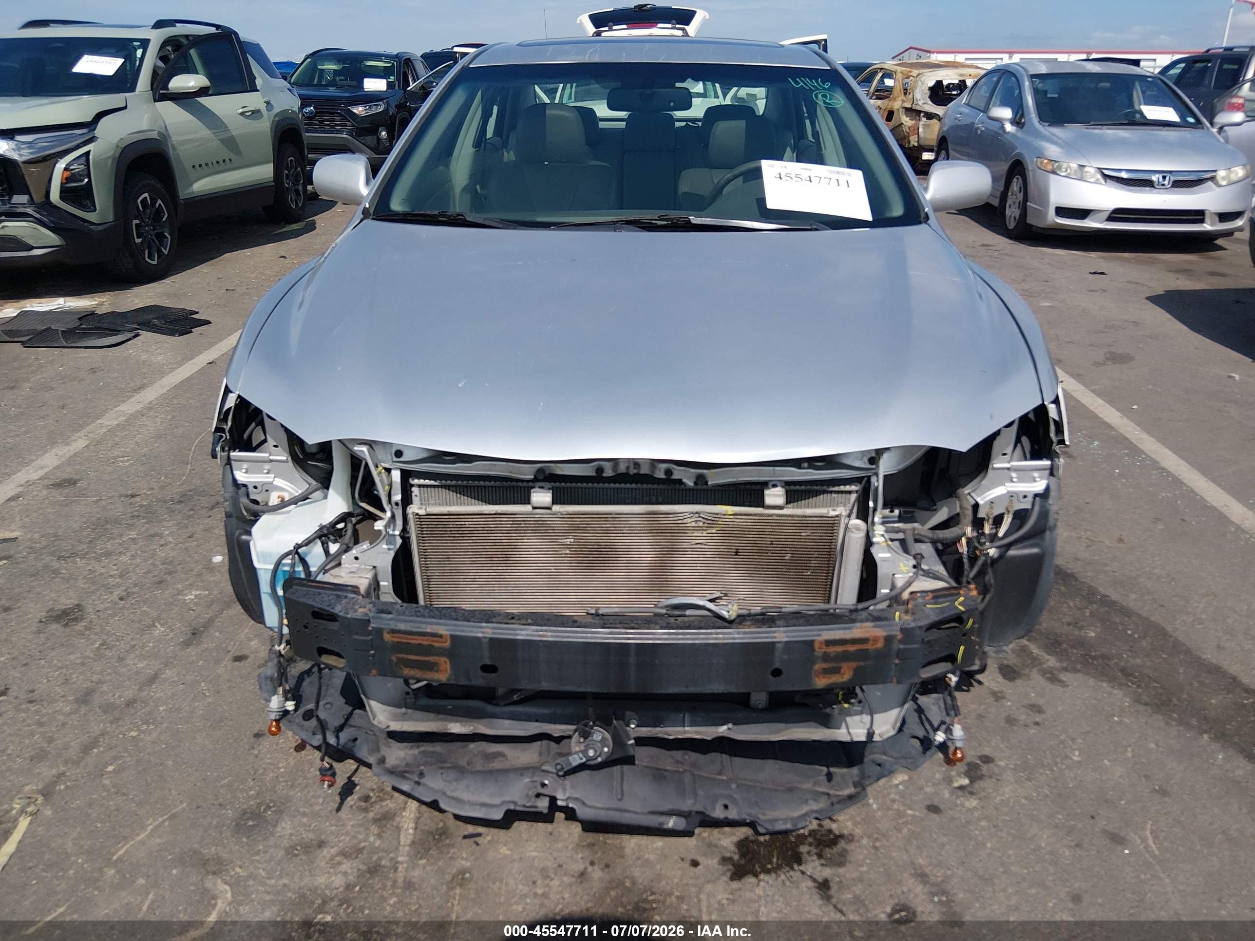 2009 Toyota Camry Xle V6 Silver vin: 4T1BK46K39U084254