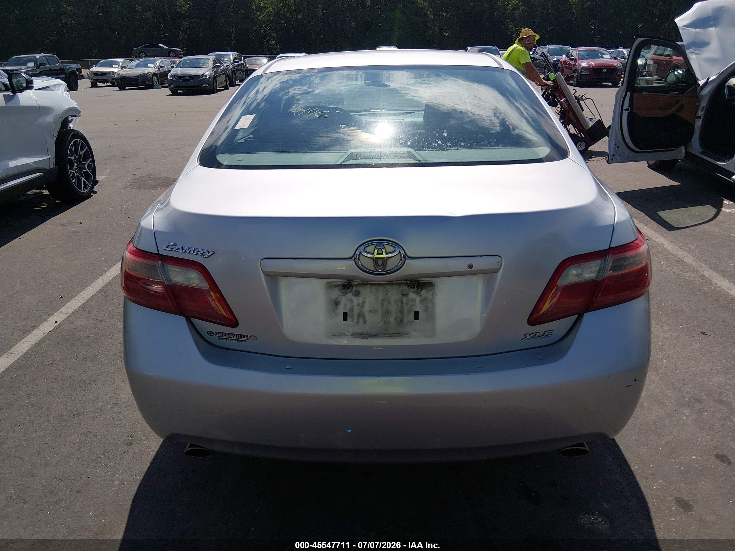 2009 Toyota Camry Xle V6 Silver vin: 4T1BK46K39U084254