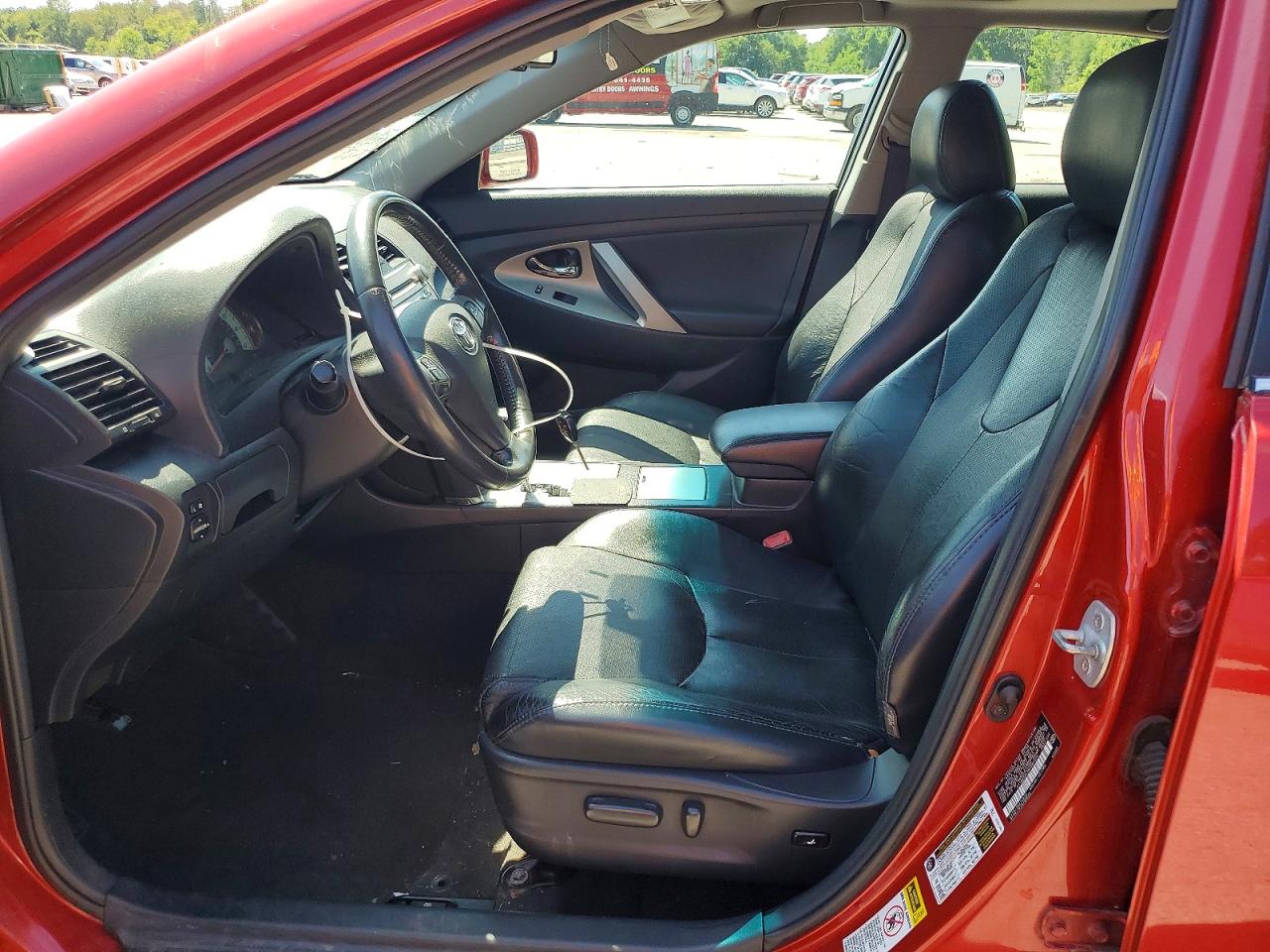 2009 Toyota Camry Se V6 Red vin: 4T1BK46K39U087073