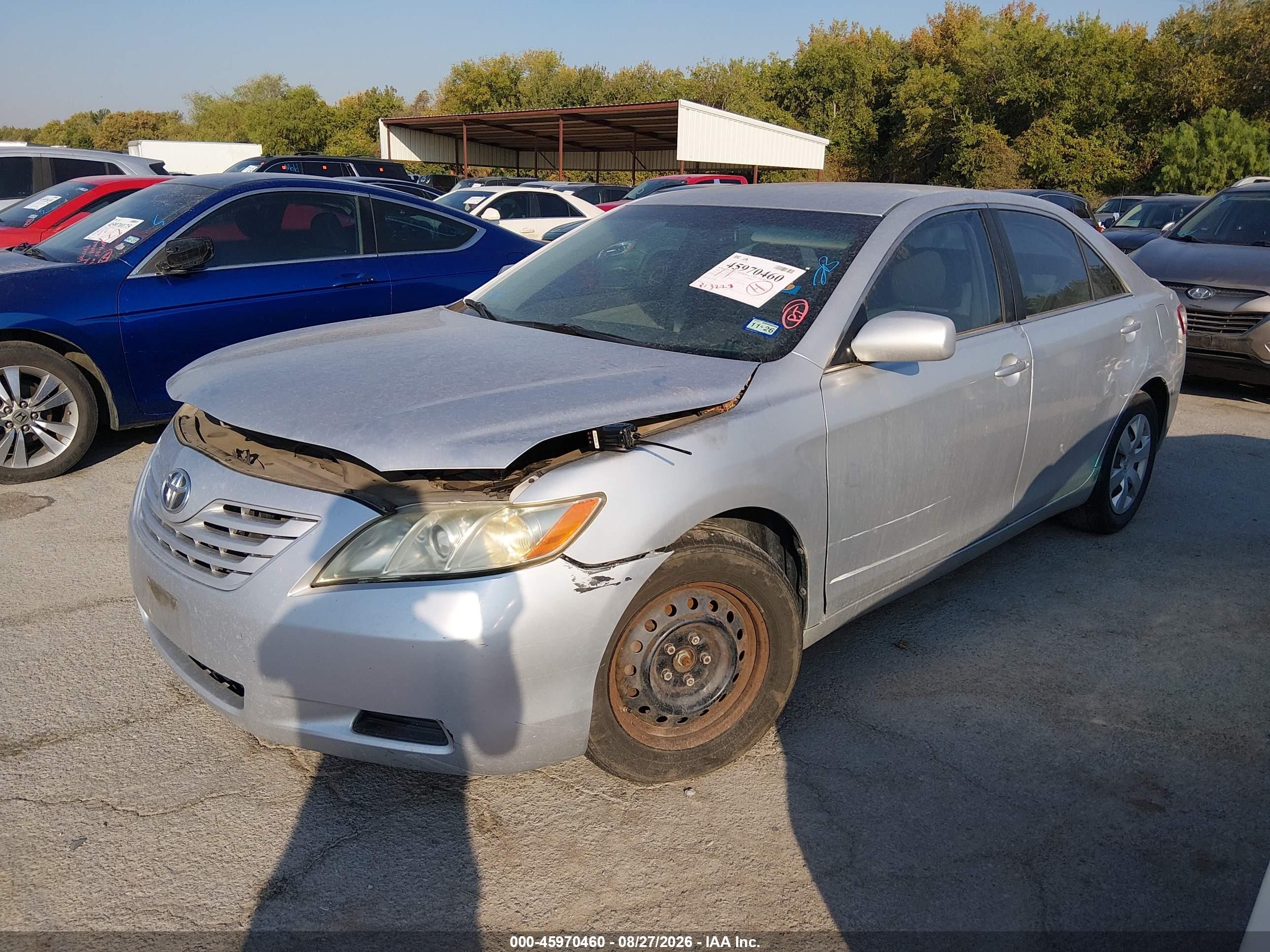 2009 Toyota Camry Le V6 Silver vin: 4T1BK46K39U093696
