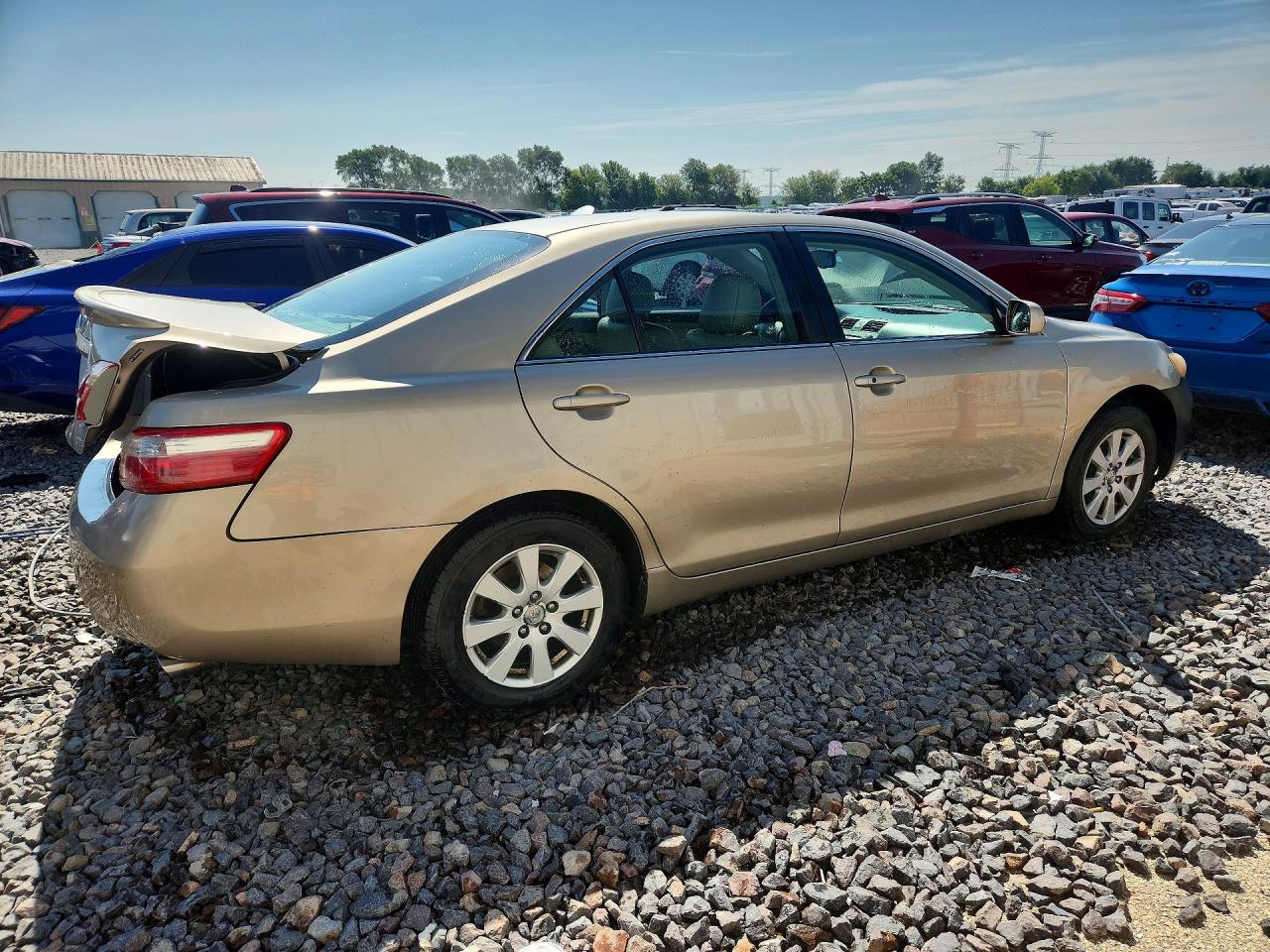 2009 Toyota Camry Xle V6 Gold vin: 4T1BK46K39U583877