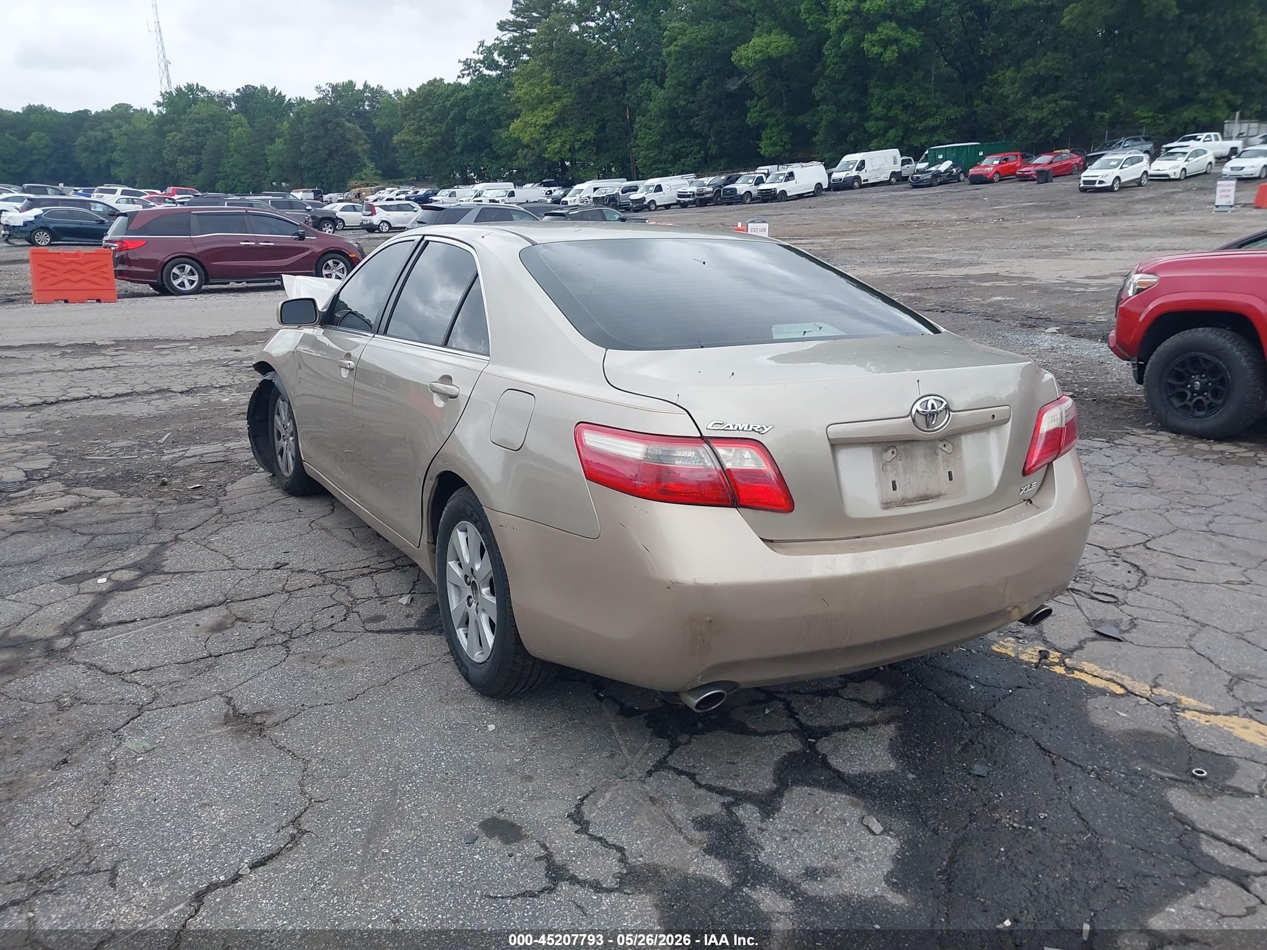 2009 Toyota Camry Xle V6 Gold vin: 4T1BK46K39U584804