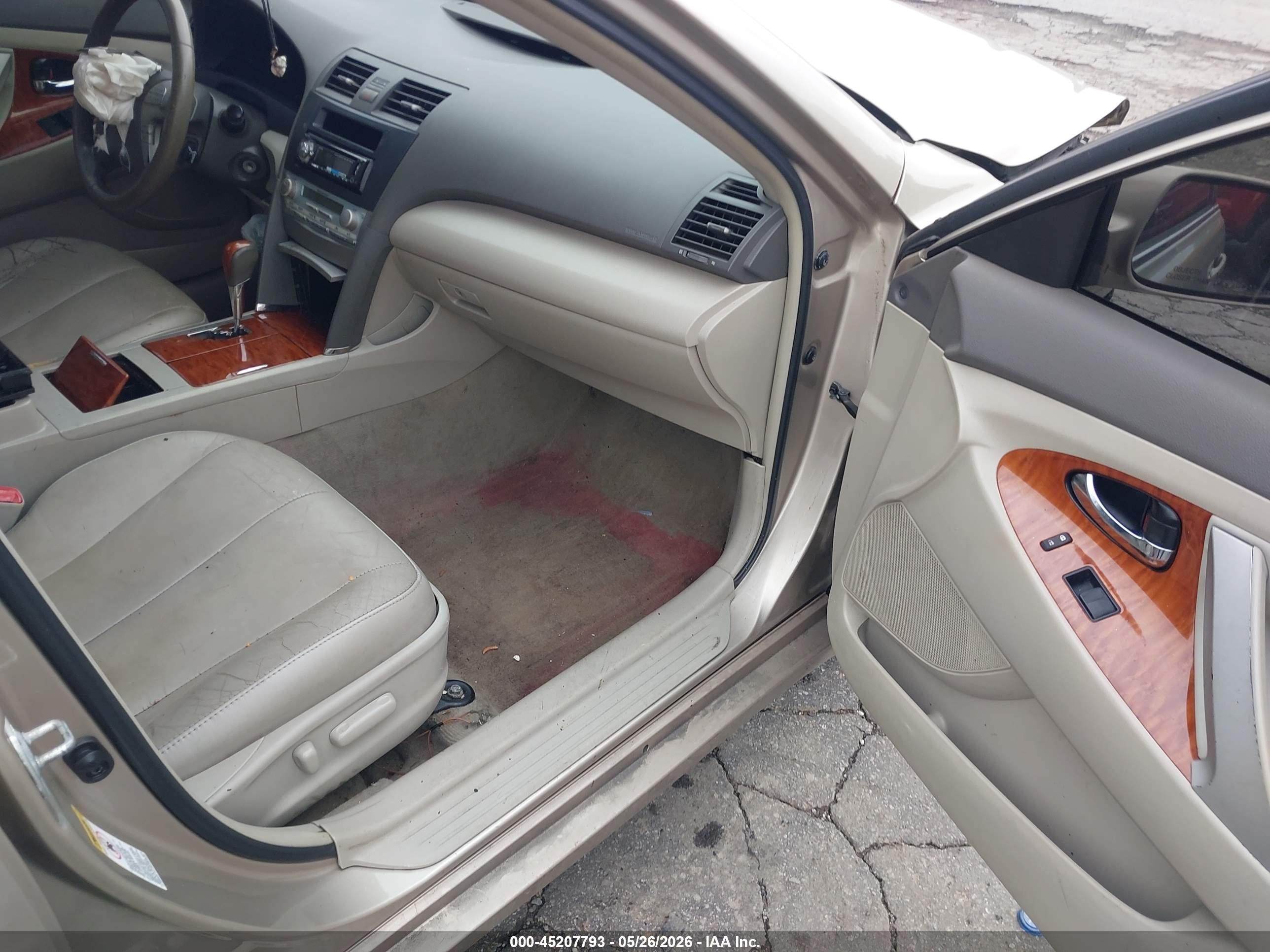 2009 Toyota Camry Xle V6 Gold vin: 4T1BK46K39U584804