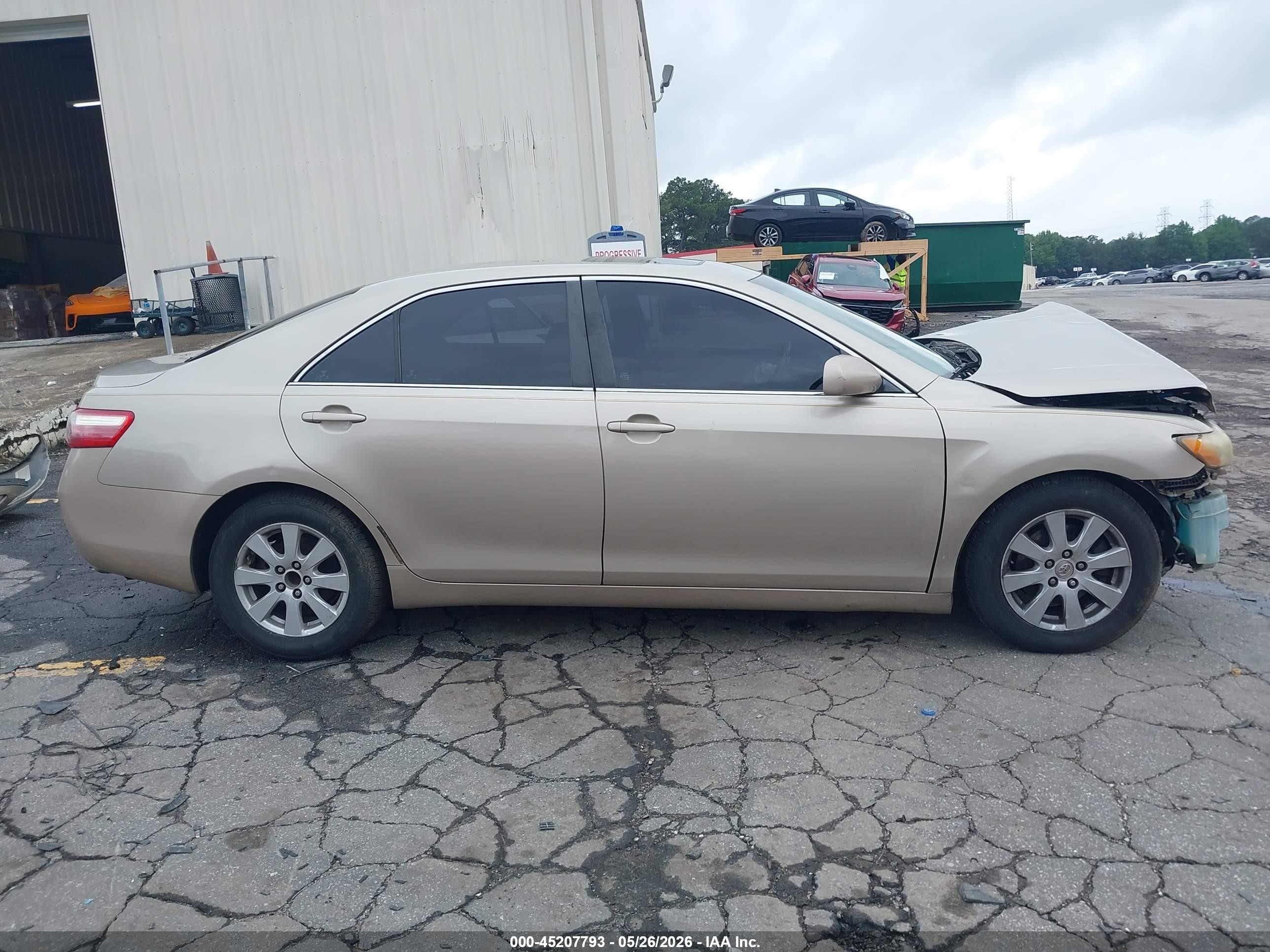2009 Toyota Camry Xle V6 Gold vin: 4T1BK46K39U584804