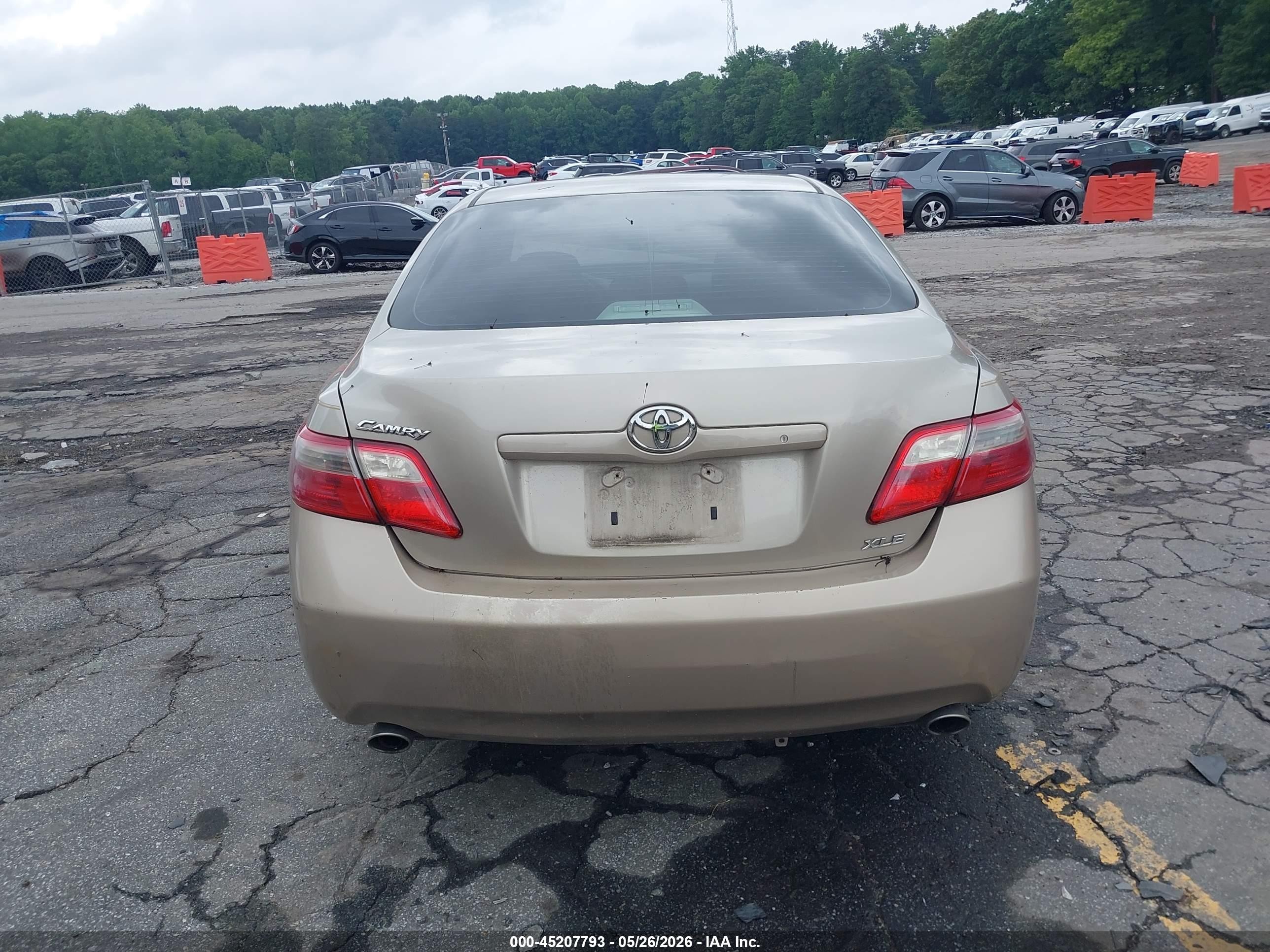 2009 Toyota Camry Xle V6 Gold vin: 4T1BK46K39U584804