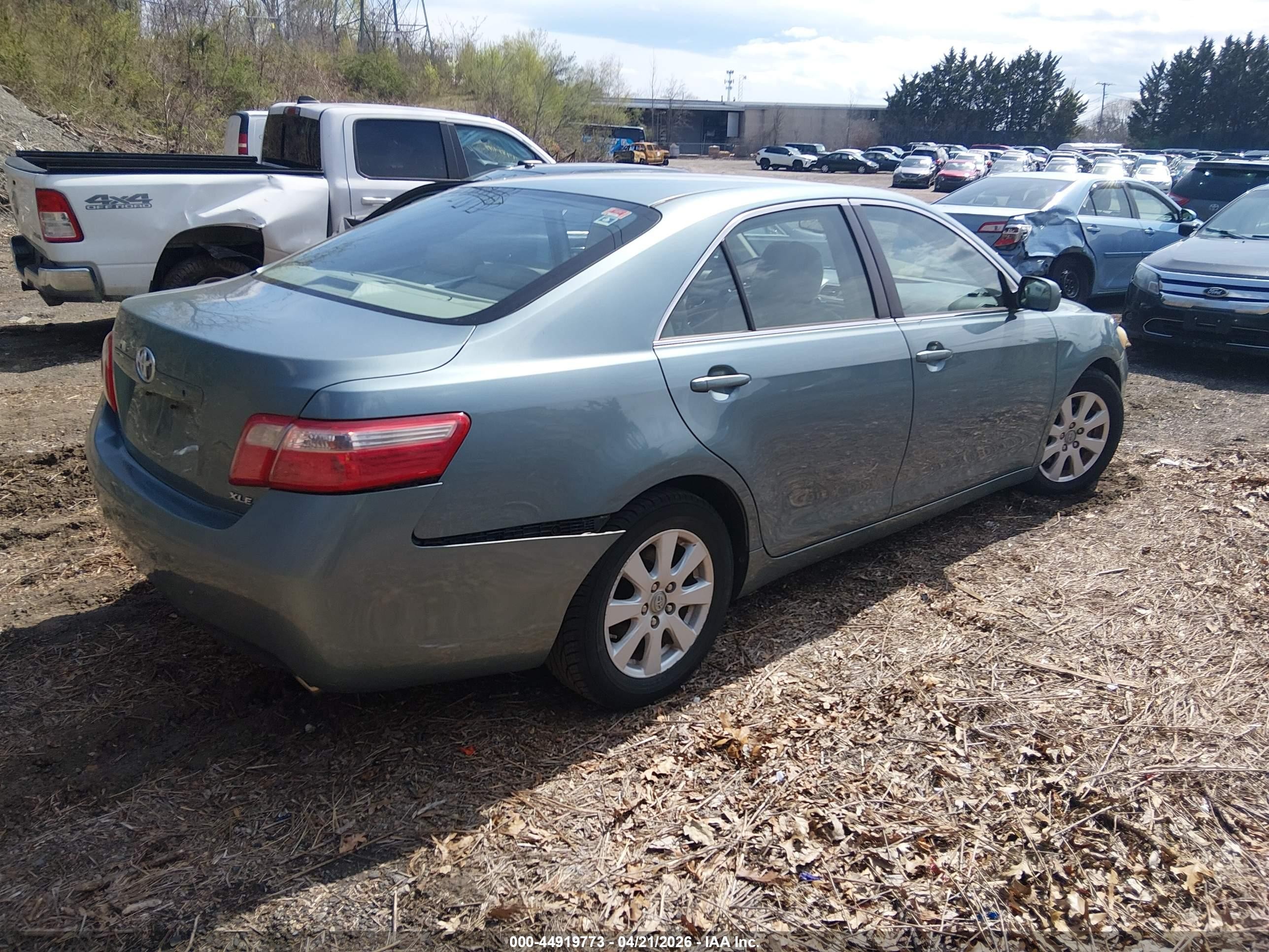 2009 Toyota Camry Xle V6 Blue vin: 4T1BK46K39U585550