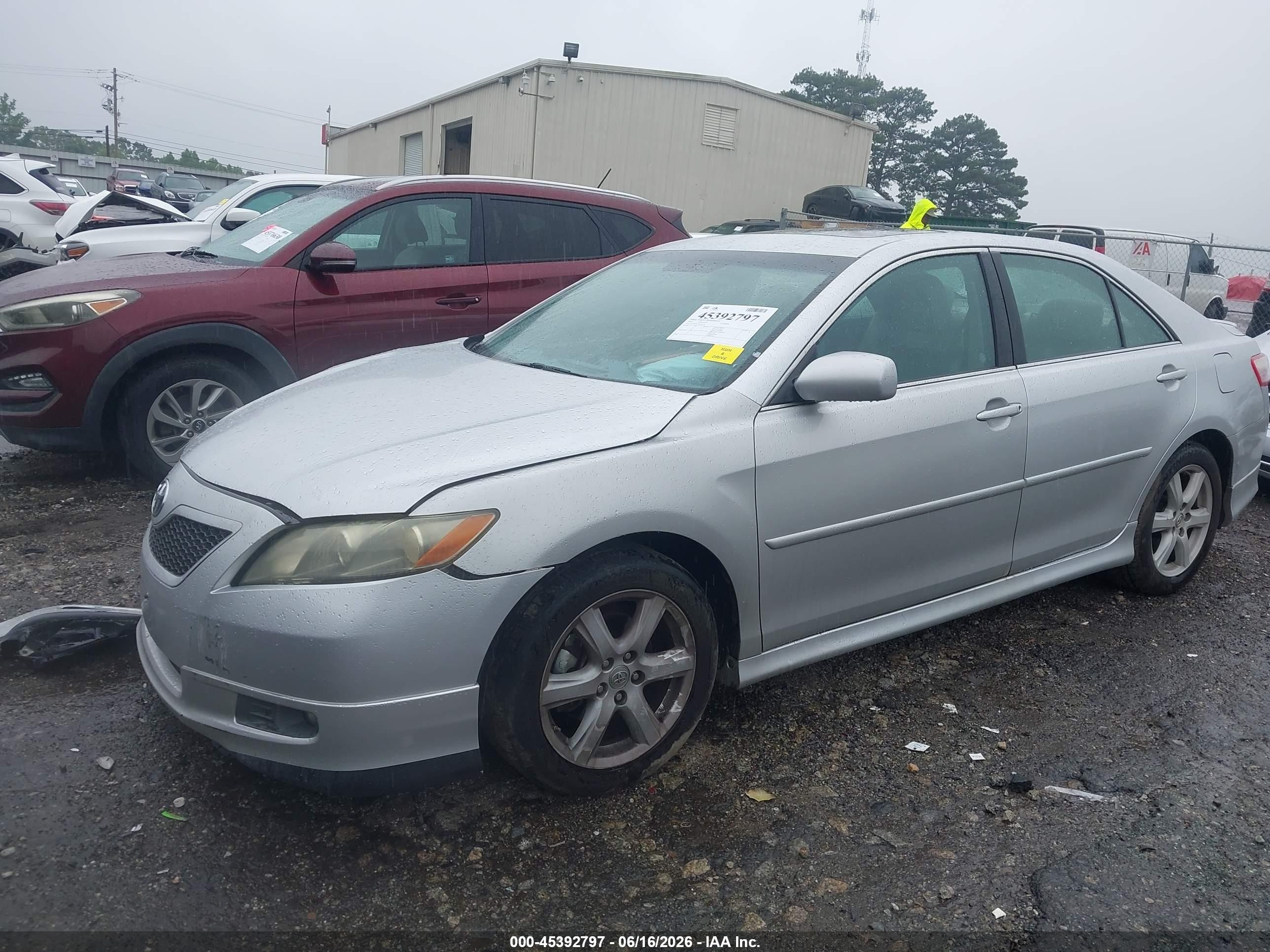 2009 Toyota Camry Se V6 Серебряный vin: 4T1BK46K39U587671