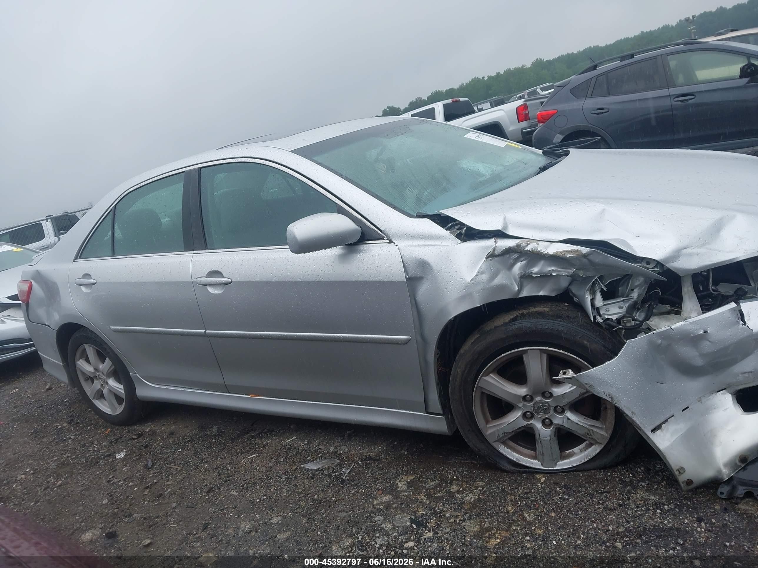 2009 Toyota Camry Se V6 Серебряный vin: 4T1BK46K39U587671