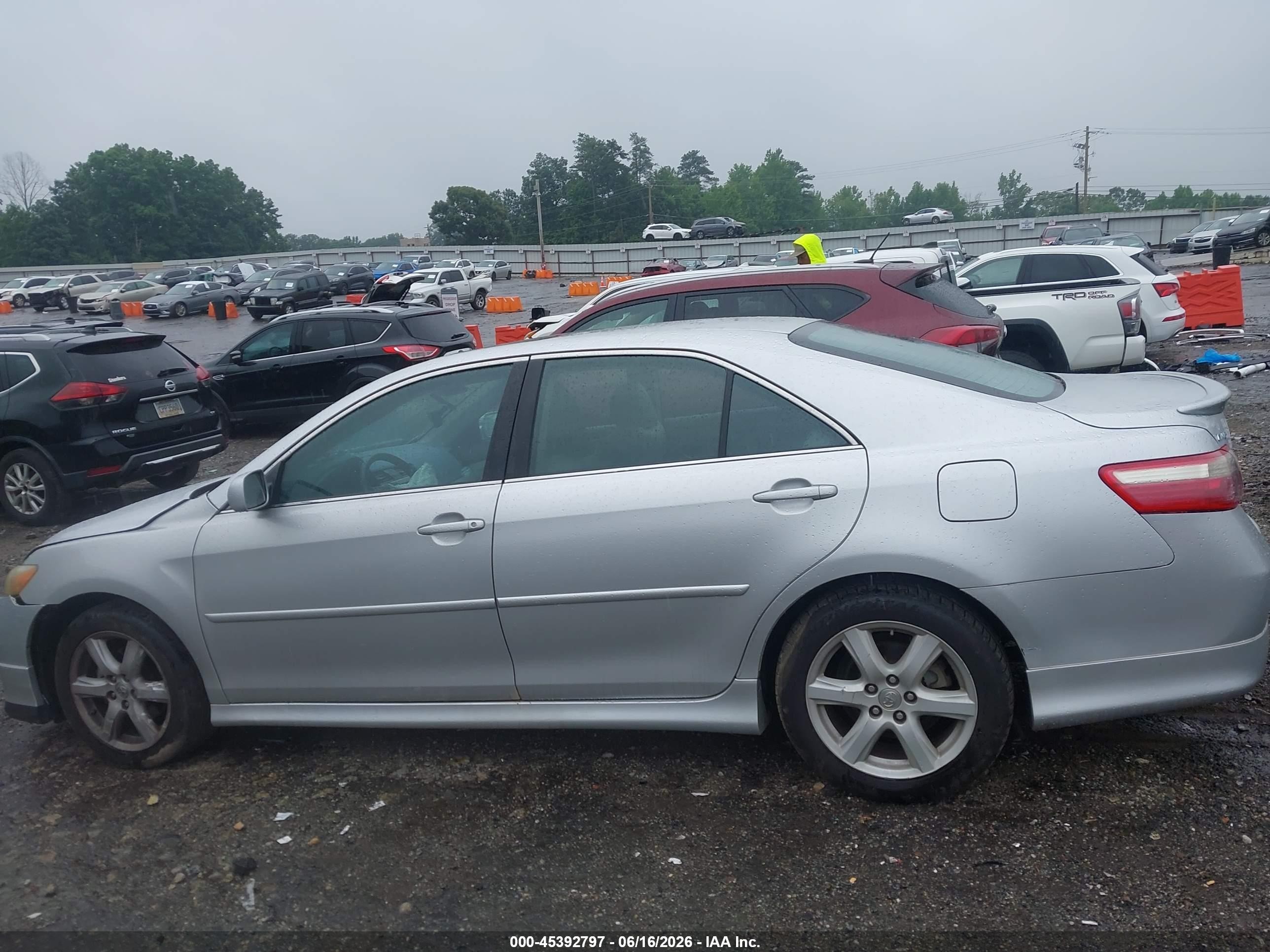 2009 Toyota Camry Se V6 Серебряный vin: 4T1BK46K39U587671