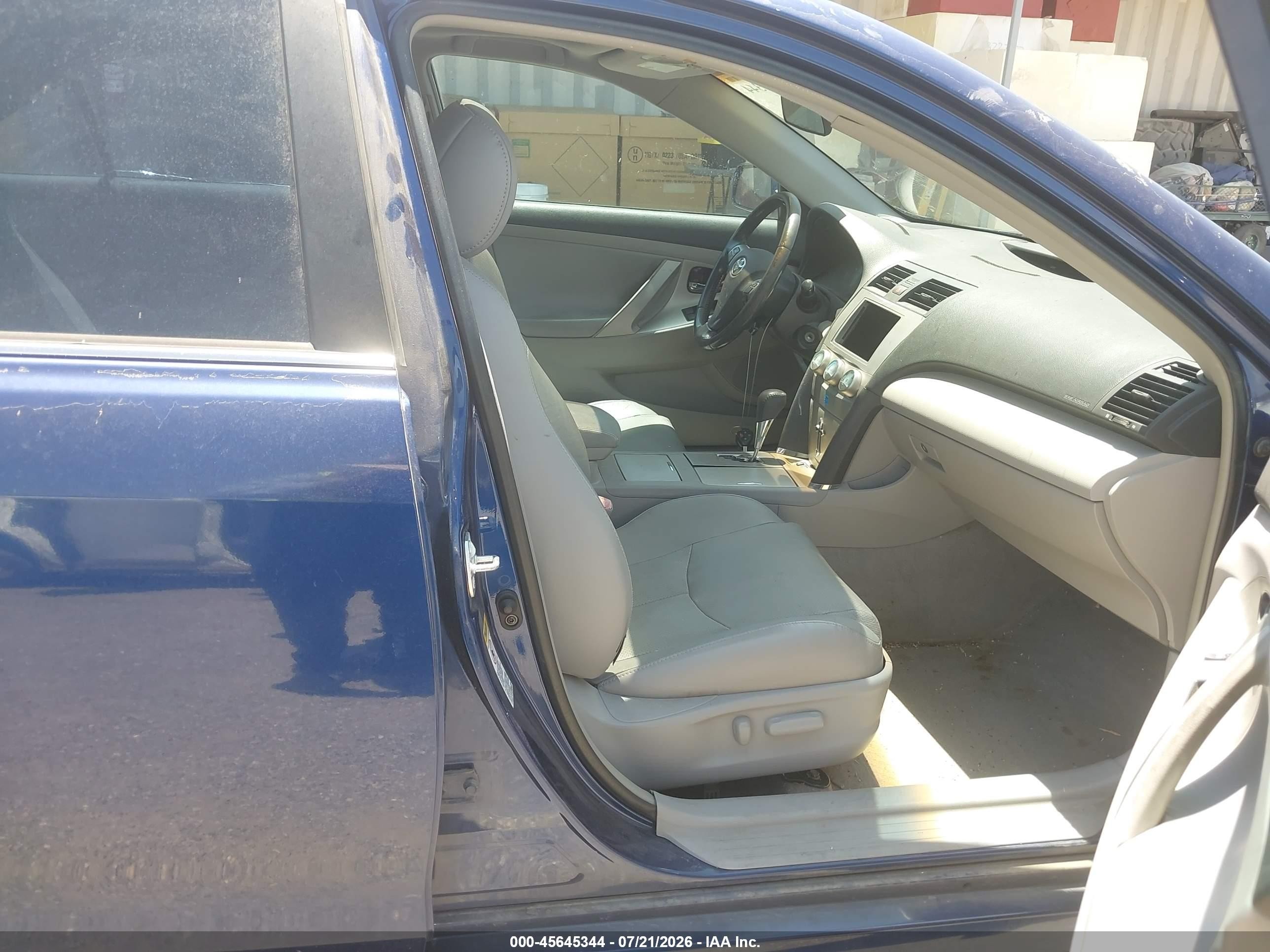 2007 Toyota Camry Se V6 Blue vin: 4T1BK46K47U013612
