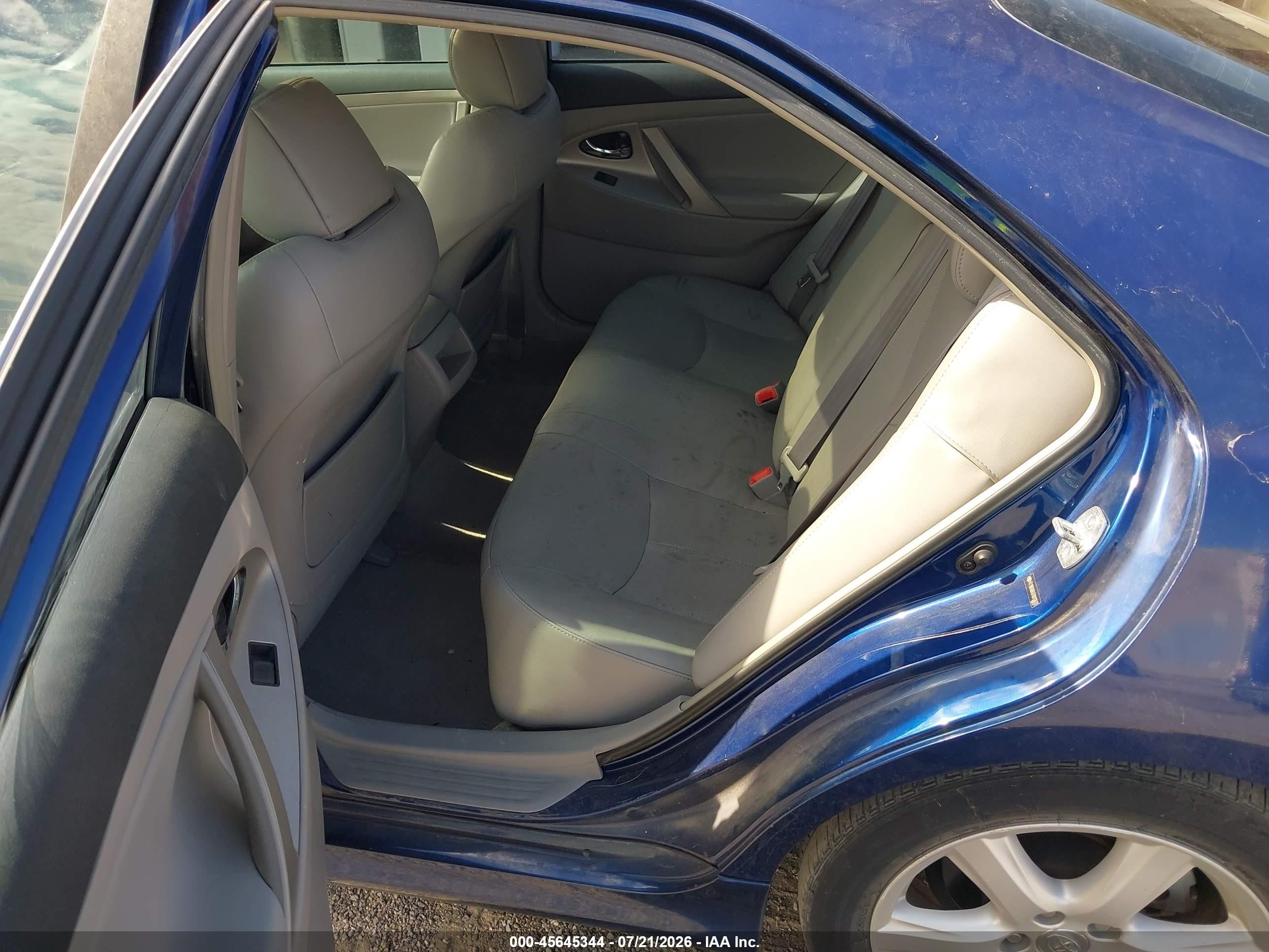 2007 Toyota Camry Se V6 Blue vin: 4T1BK46K47U013612