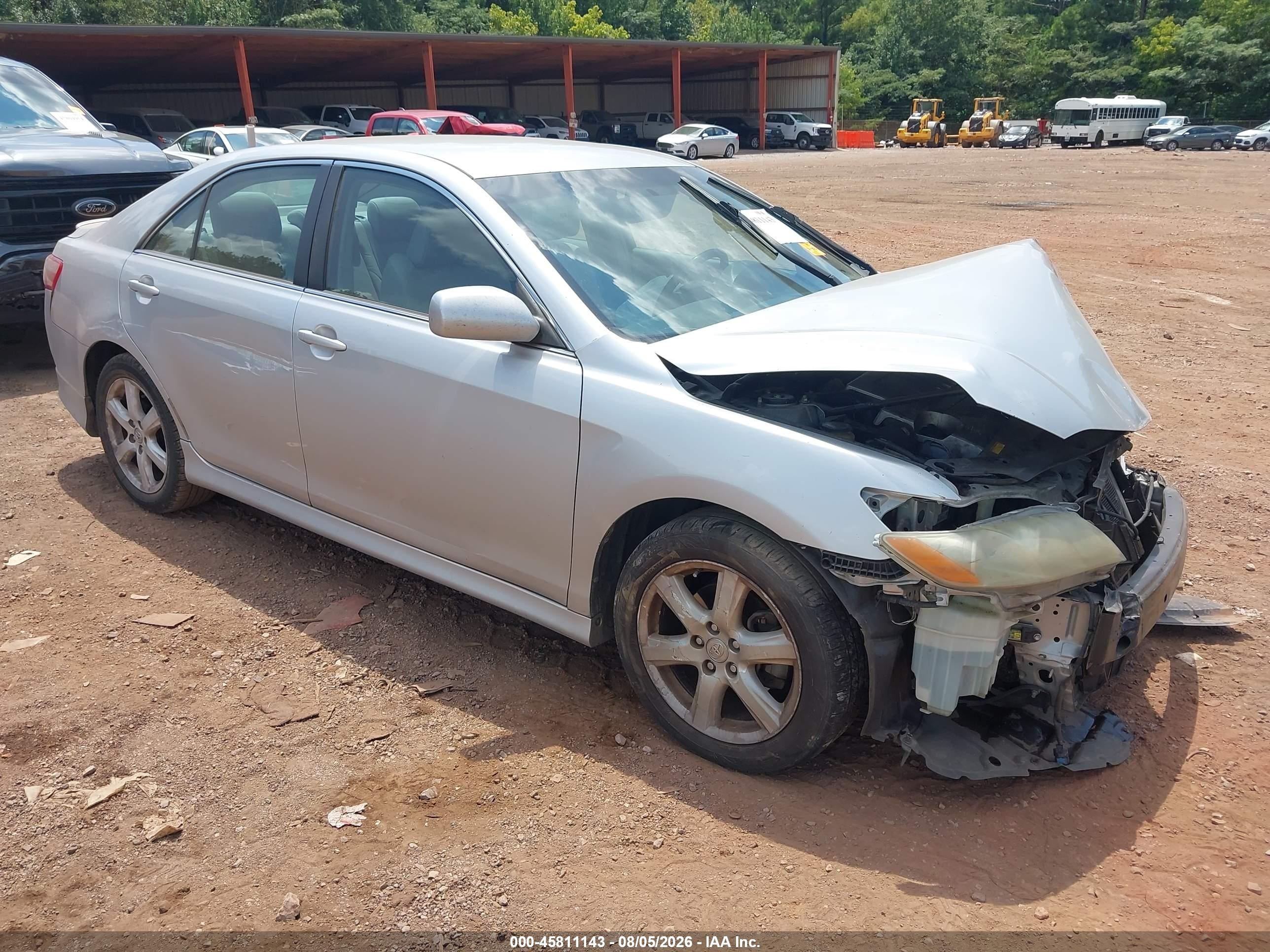 2007 Toyota Camry Se V6 Серебряный vin: 4T1BK46K47U022651