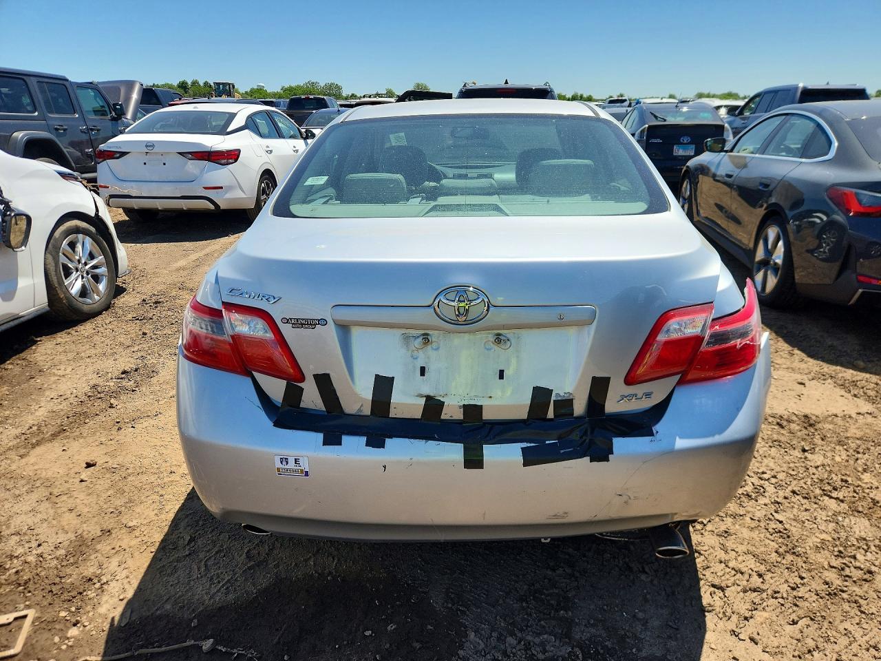 2007 Toyota Camry Xle V6 Silver vin: 4T1BK46K47U023055