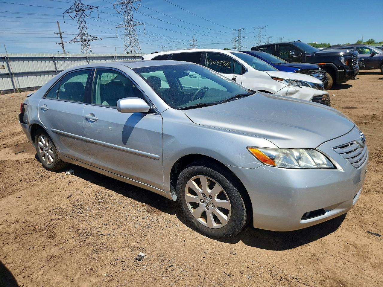 2007 Toyota Camry Xle V6 Silver vin: 4T1BK46K47U023055