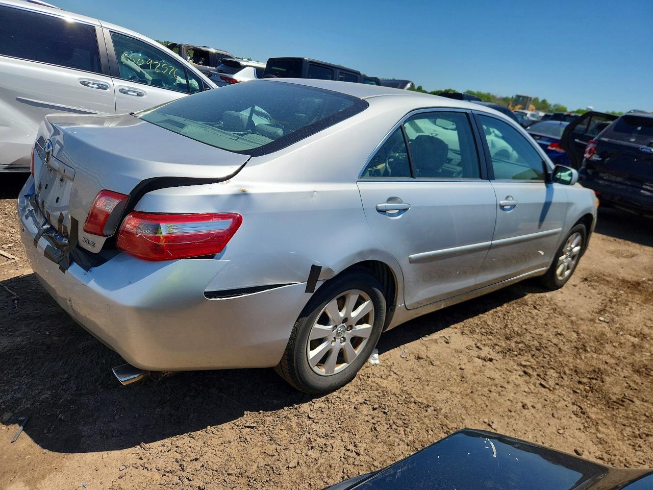2007 Toyota Camry Xle V6 Silver vin: 4T1BK46K47U023055