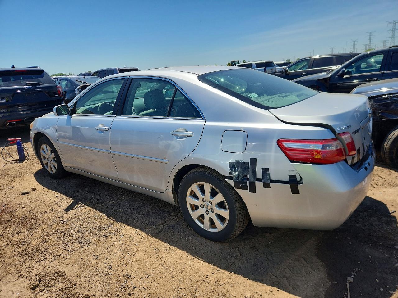 2007 Toyota Camry Xle V6 Silver vin: 4T1BK46K47U023055