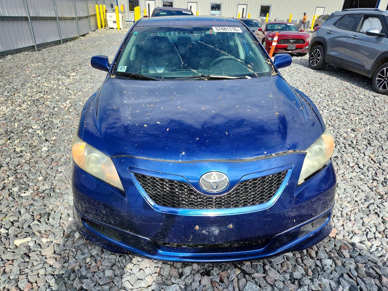 2007 Toyota Camry Se V6 Blue vin: 4T1BK46K47U024755
