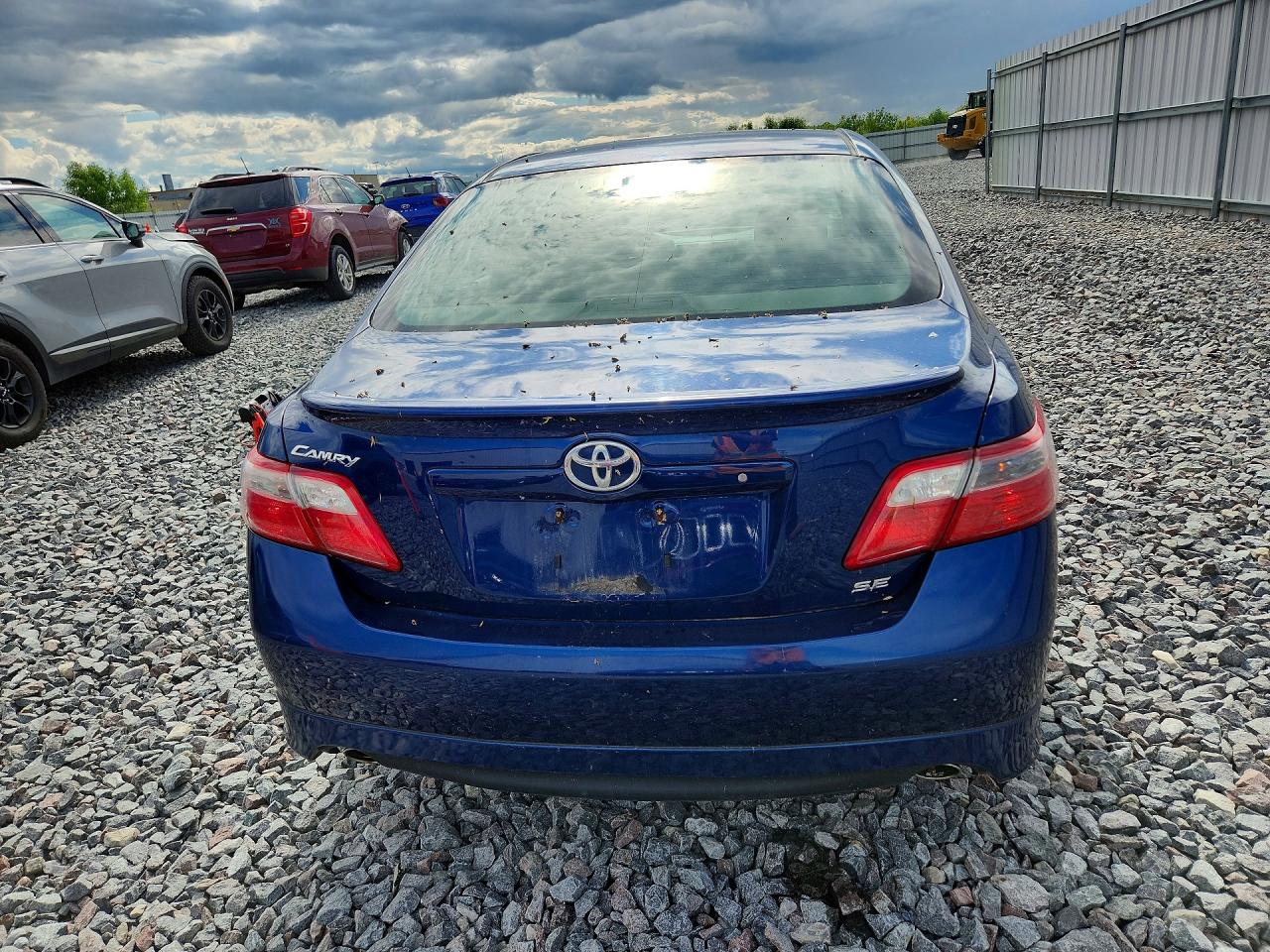 2007 Toyota Camry Se V6 Blue vin: 4T1BK46K47U024755
