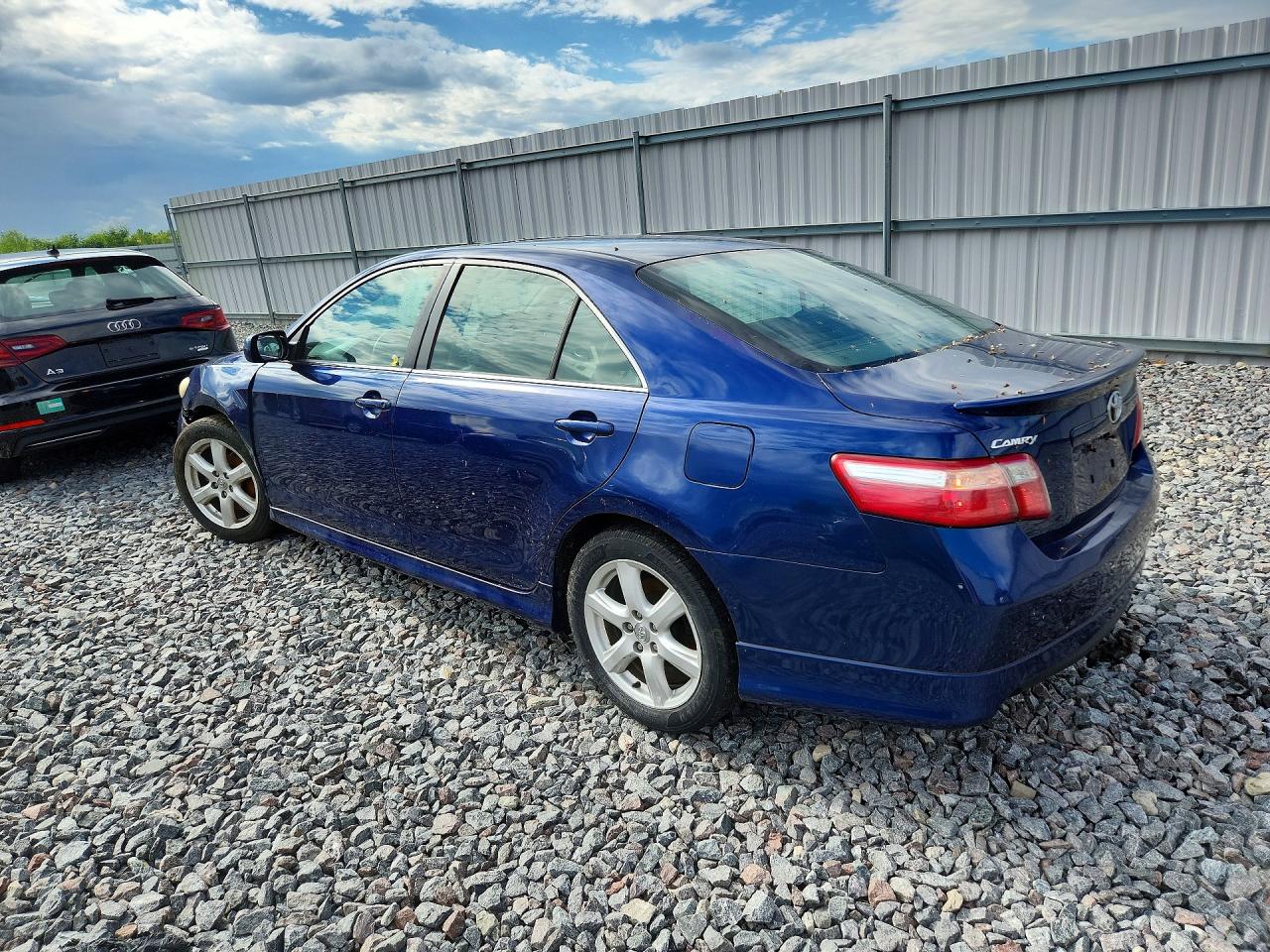 2007 Toyota Camry Se V6 Blue vin: 4T1BK46K47U024755