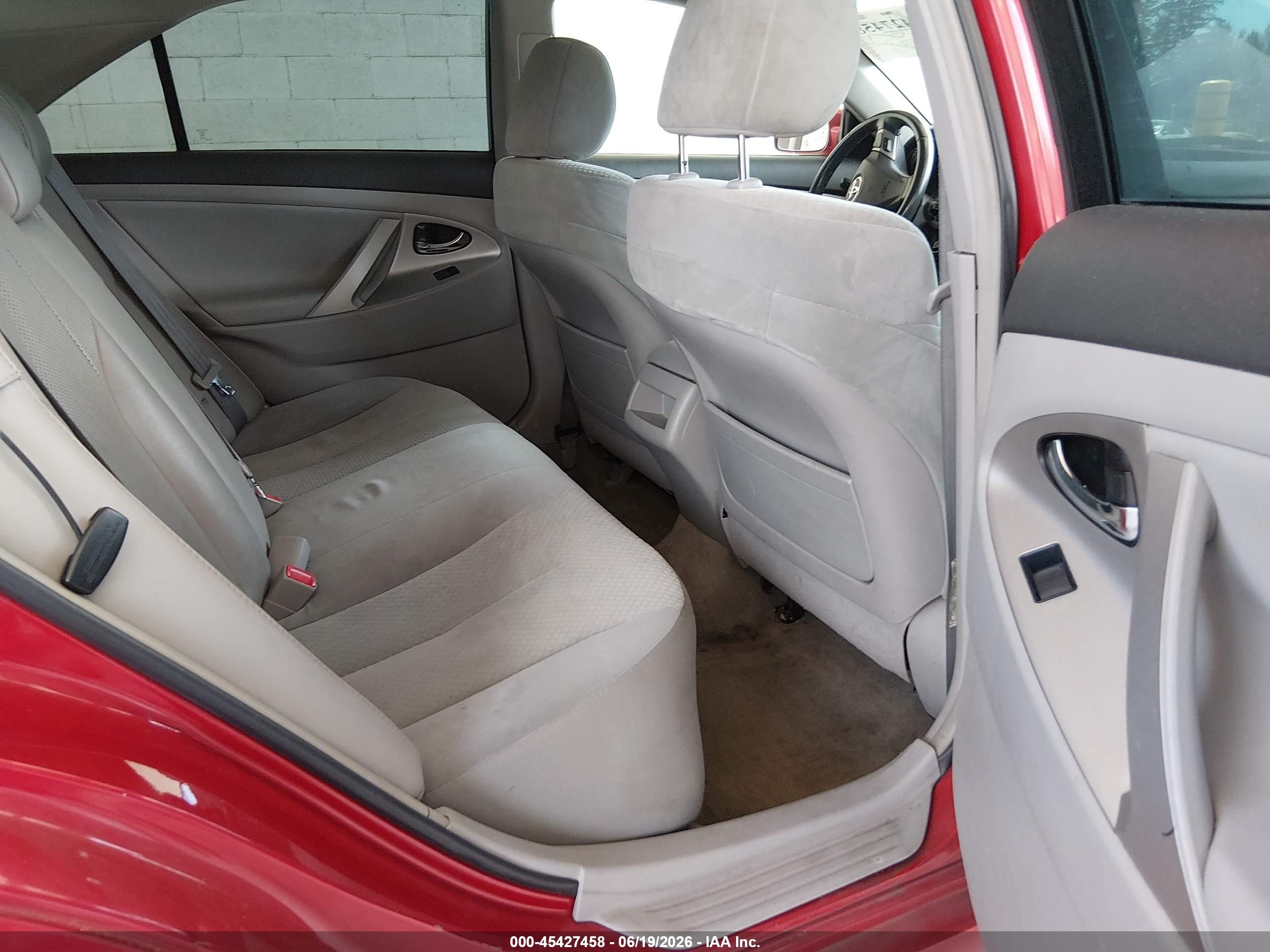 2007 Toyota Camry Se V6 Red vin: 4T1BK46K47U030488