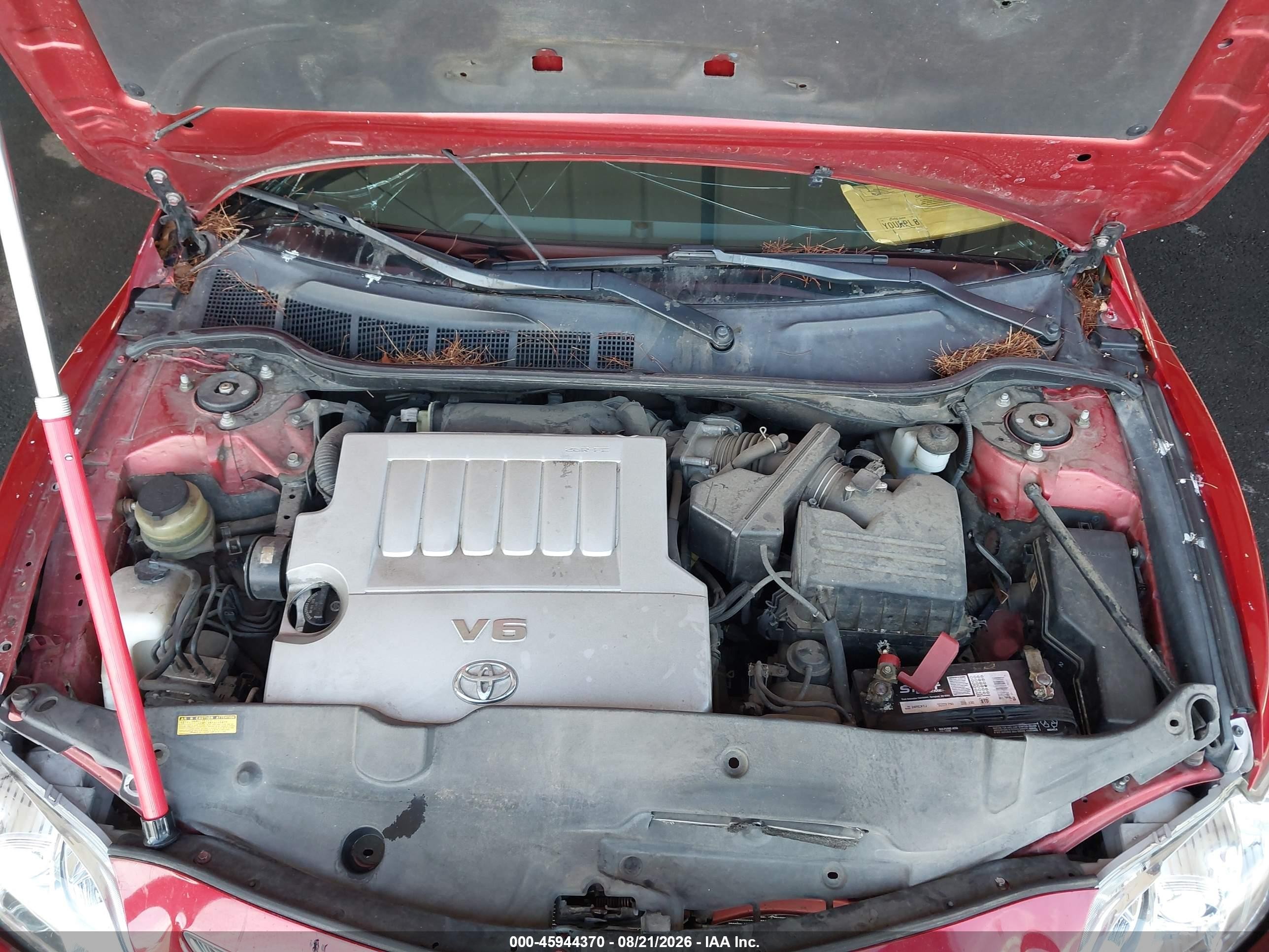 2007 Toyota Camry Se V6 Красный vin: 4T1BK46K47U033052