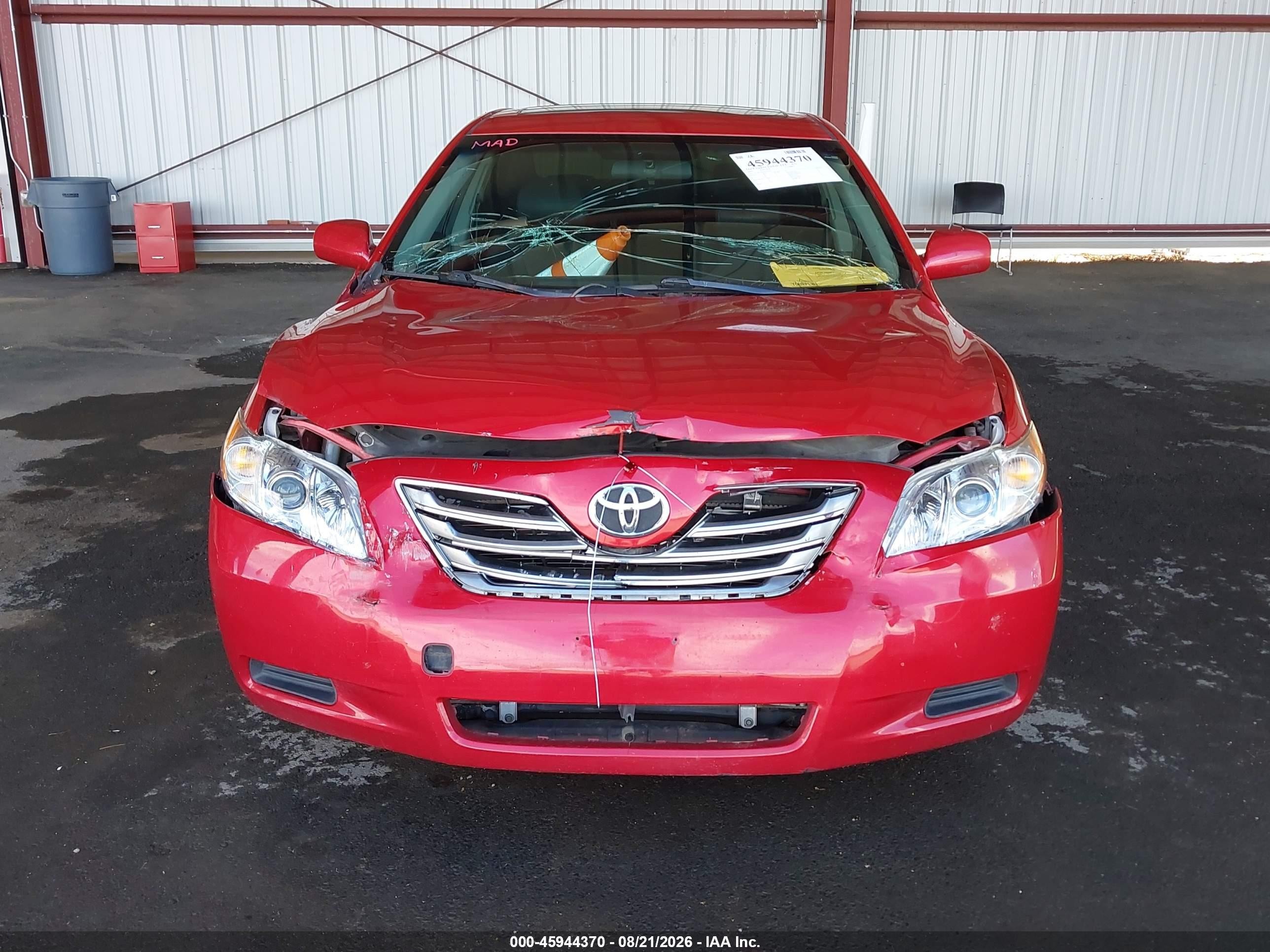 2007 Toyota Camry Se V6 Красный vin: 4T1BK46K47U033052