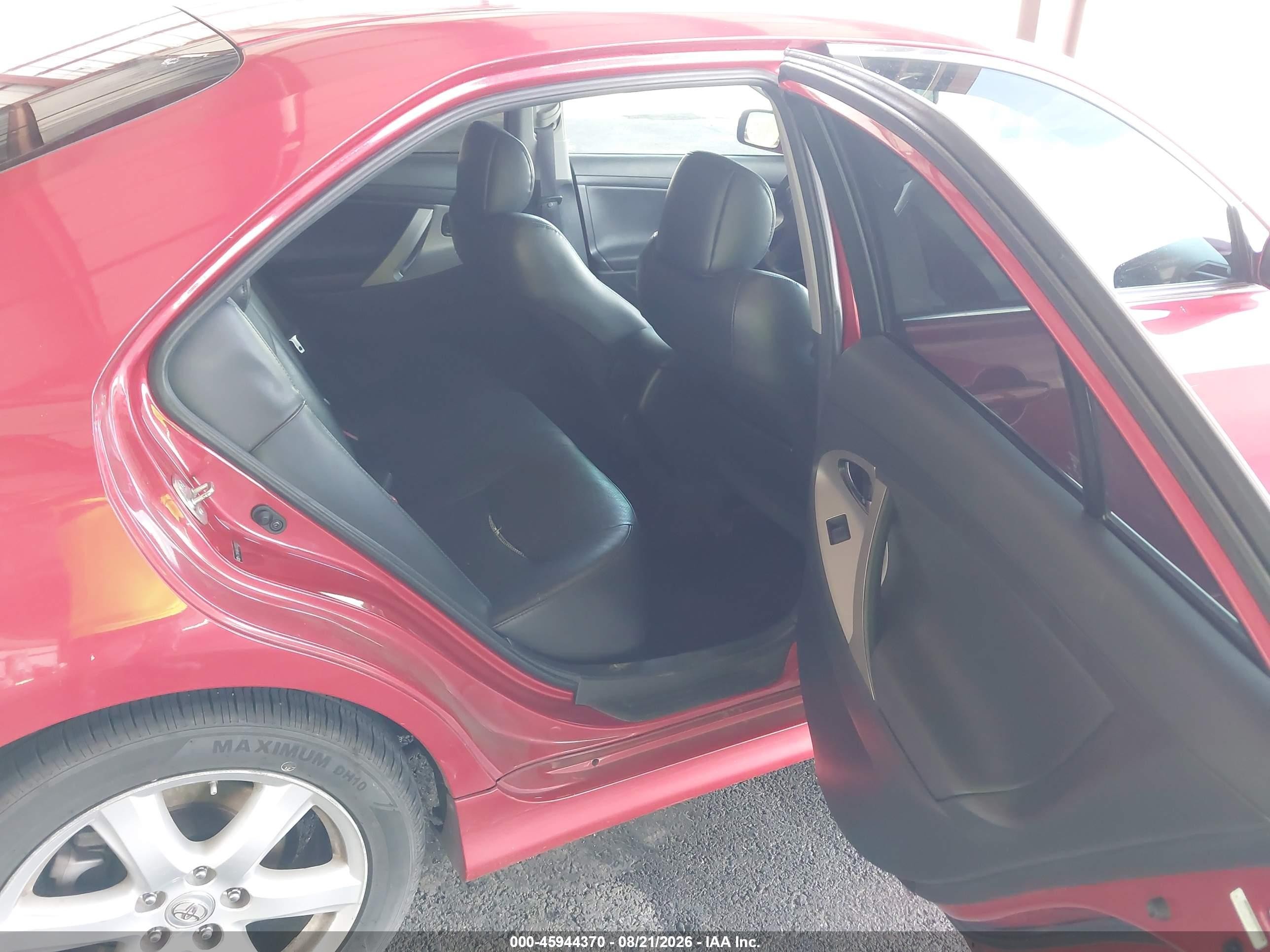 2007 Toyota Camry Se V6 Красный vin: 4T1BK46K47U033052
