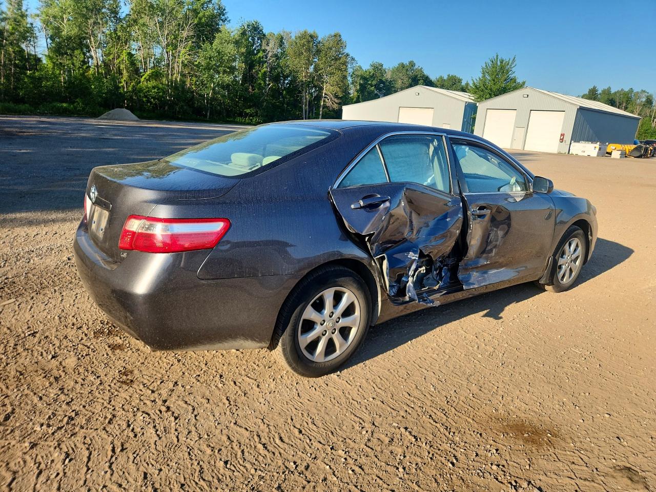 2007 Toyota Camry Le V6 Charcoal vin: 4T1BK46K47U043533
