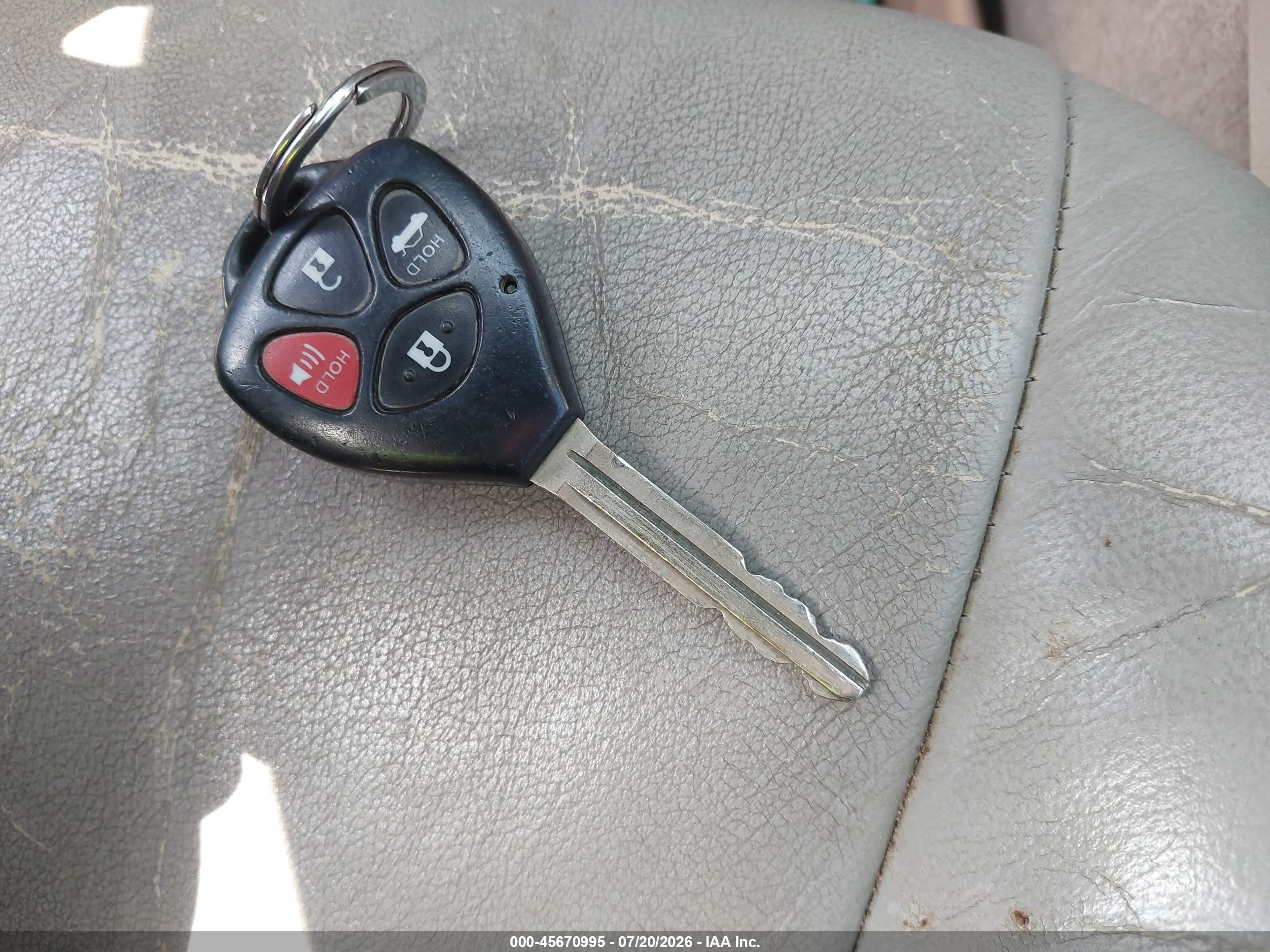 2007 Toyota Camry Xle V6 Red vin: 4T1BK46K47U050093