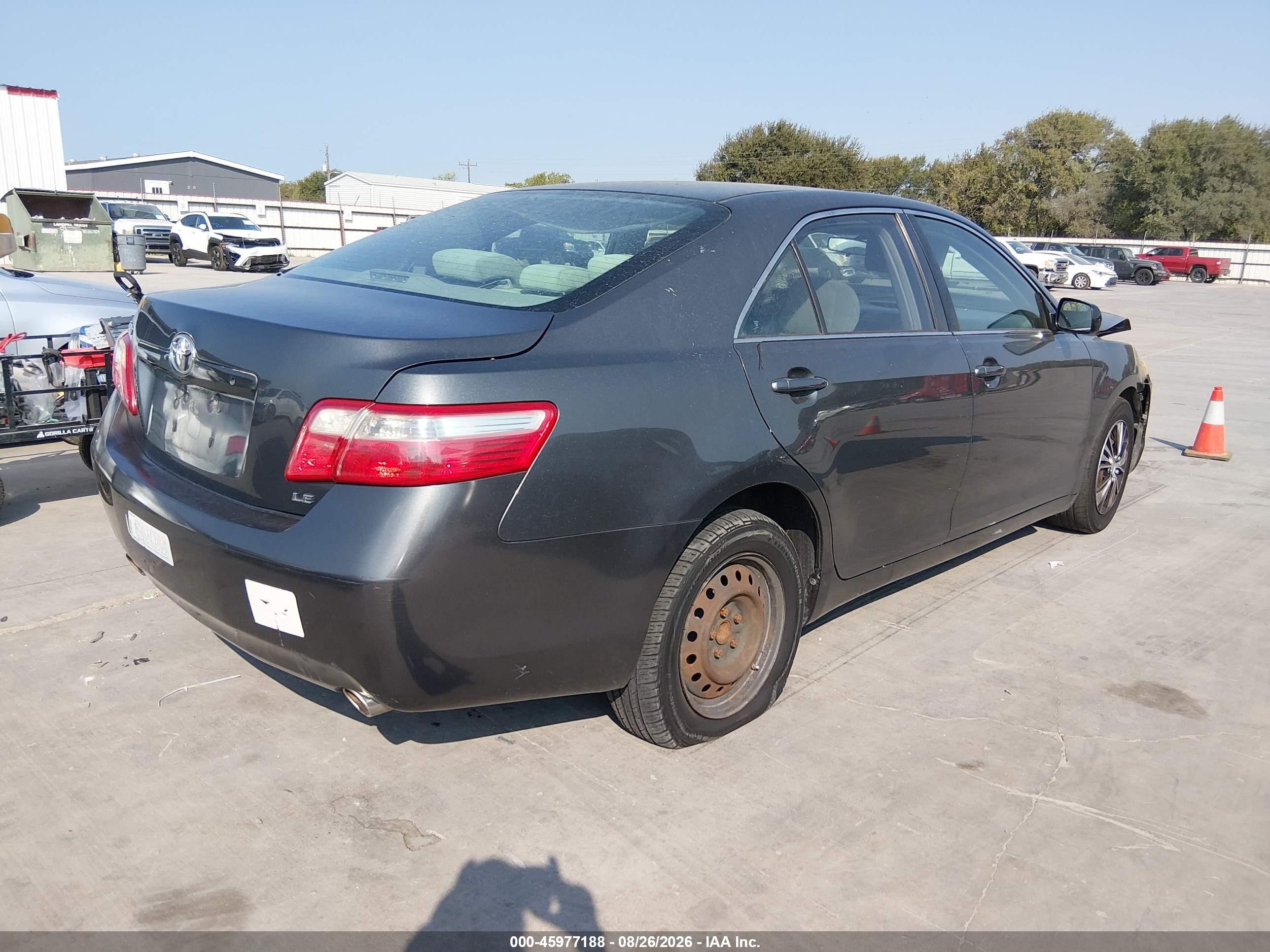 2007 Toyota Camry Le V6 Серый vin: 4T1BK46K47U508540