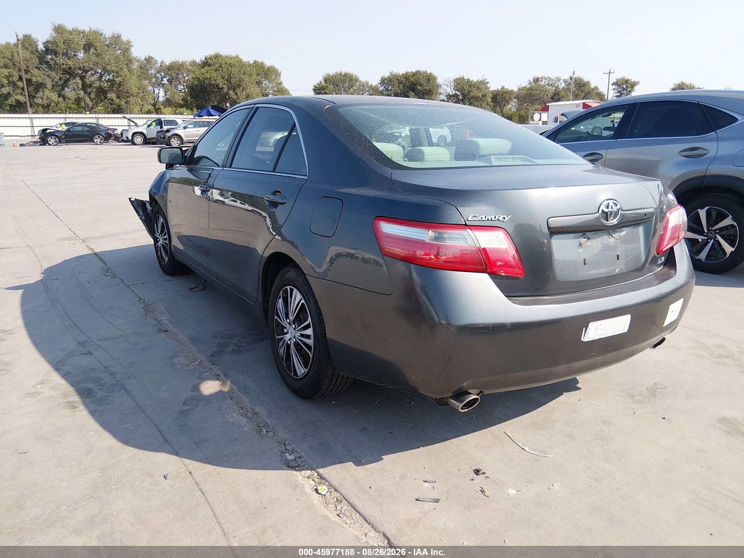 2007 Toyota Camry Le V6 Серый vin: 4T1BK46K47U508540