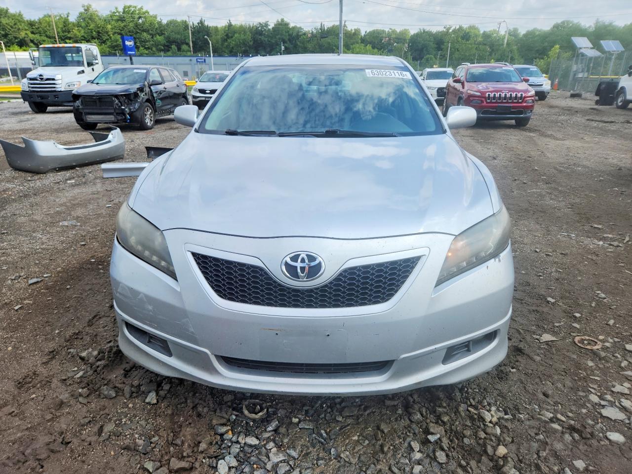 2007 Toyota Camry Se V6 Silver vin: 4T1BK46K47U531512