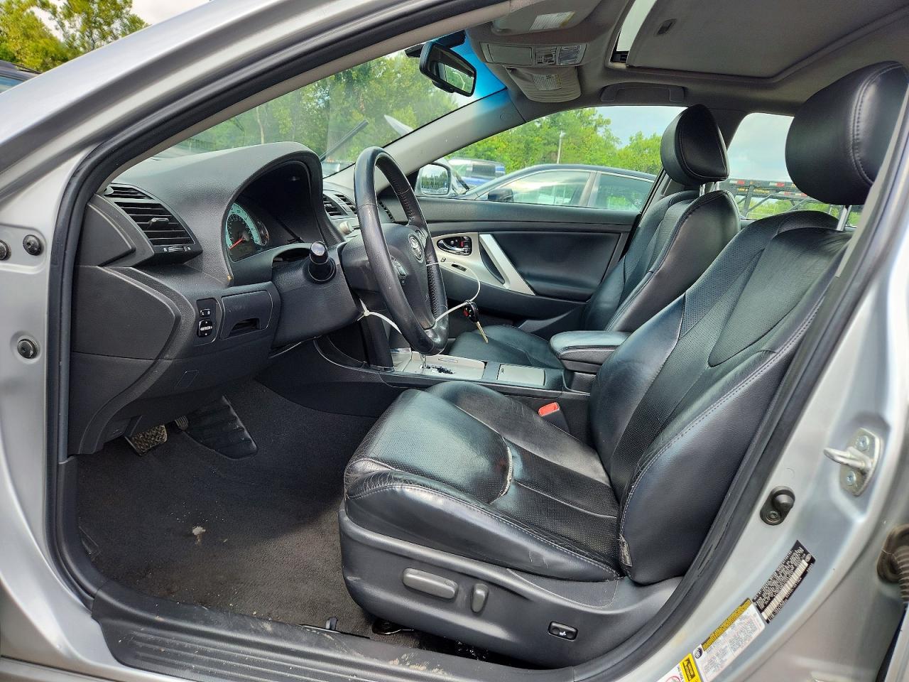 2007 Toyota Camry Se V6 Silver vin: 4T1BK46K47U531512