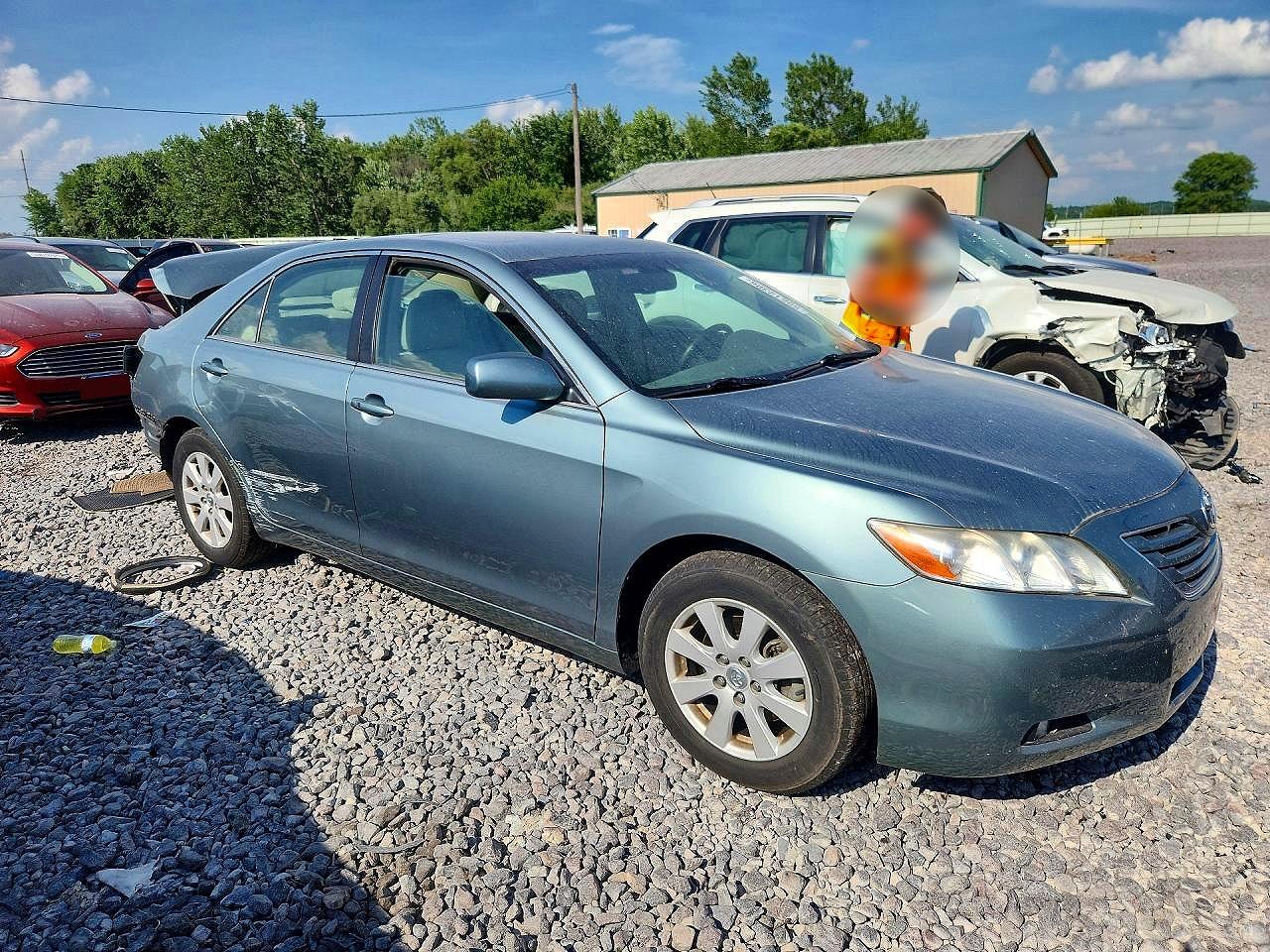 2007 Toyota Camry Le Turquoise vin: 4T1BK46K47U548620