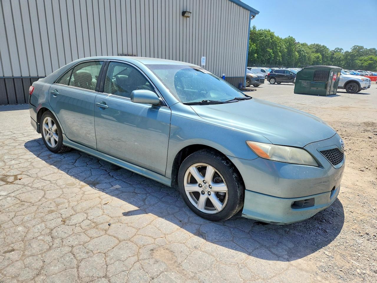 2007 Toyota Camry Se V6 Blue vin: 4T1BK46K47U551419