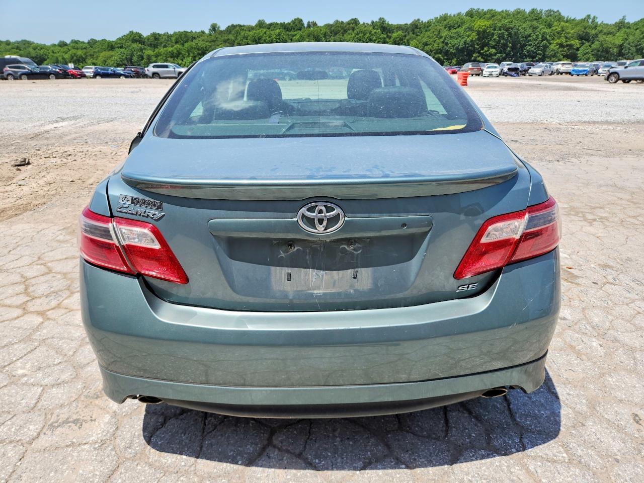 2007 Toyota Camry Se V6 Blue vin: 4T1BK46K47U551419